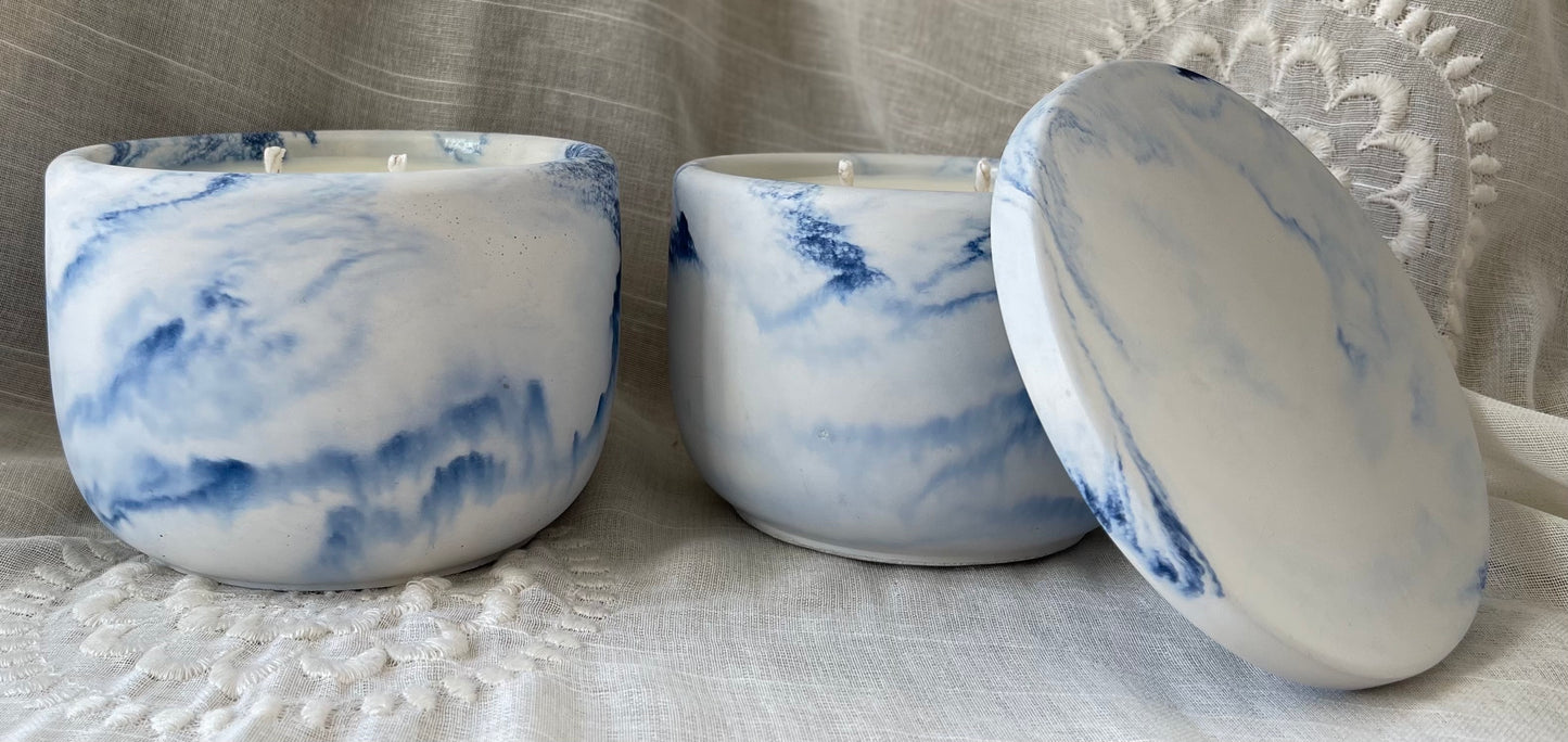 Smokey Mountain Mornings Concrete Candle