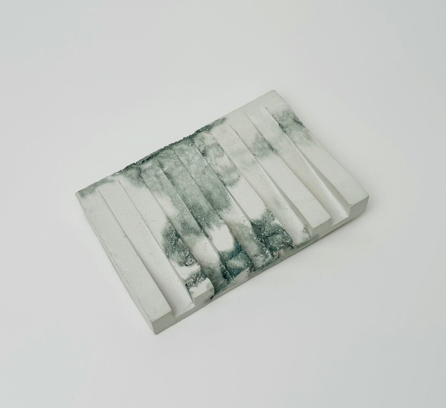 Concrete Soap Holder - Rectangle One Side Draining