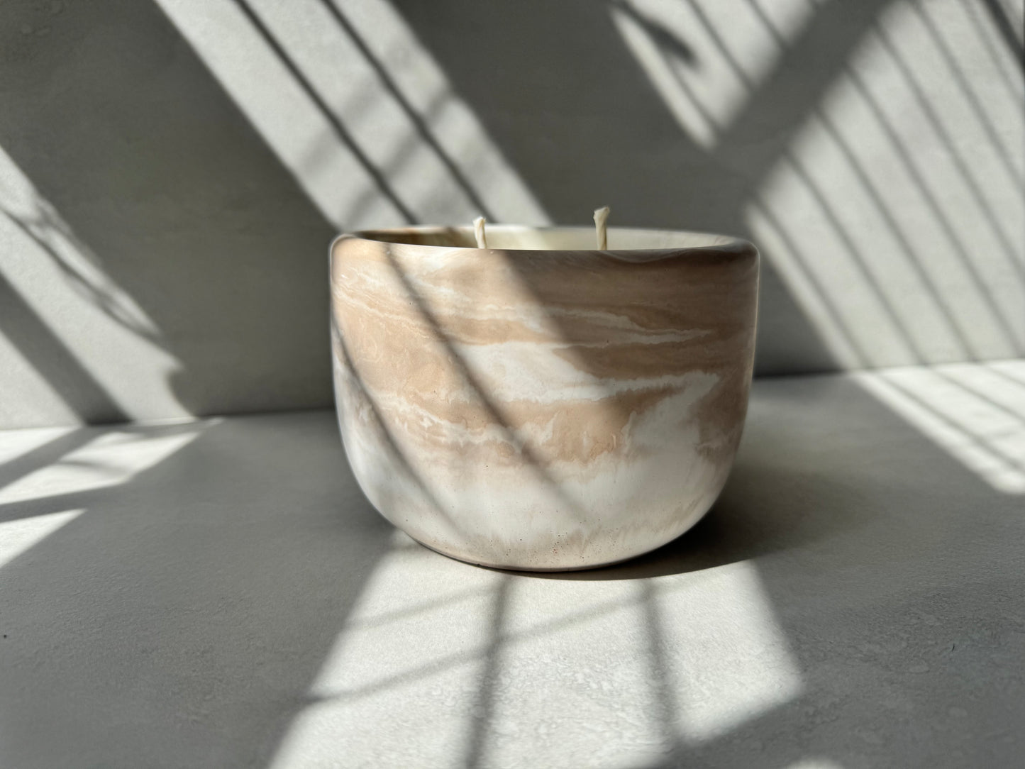 Apple Pie Concrete Candle