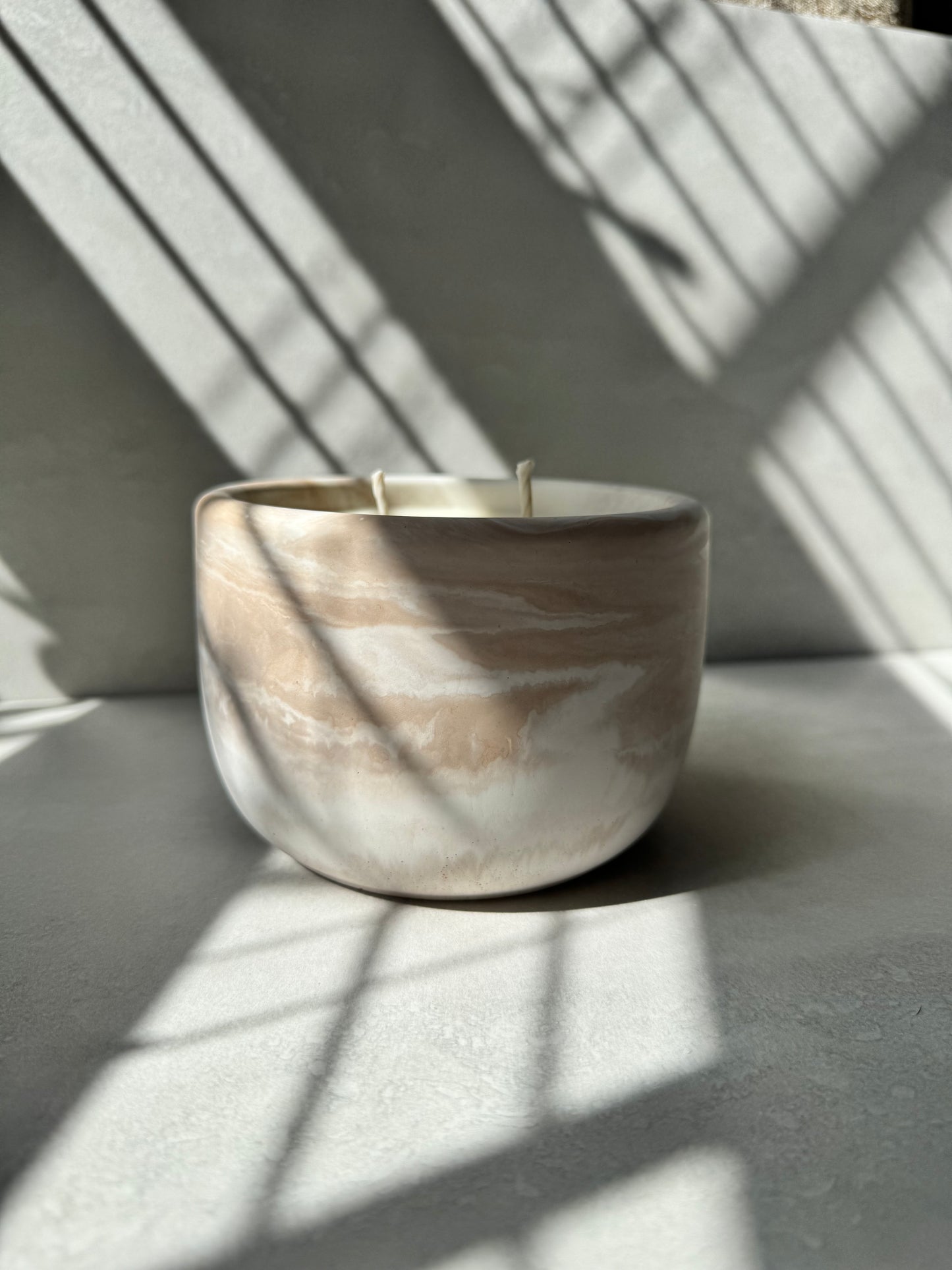 Apple Pie Concrete Candle