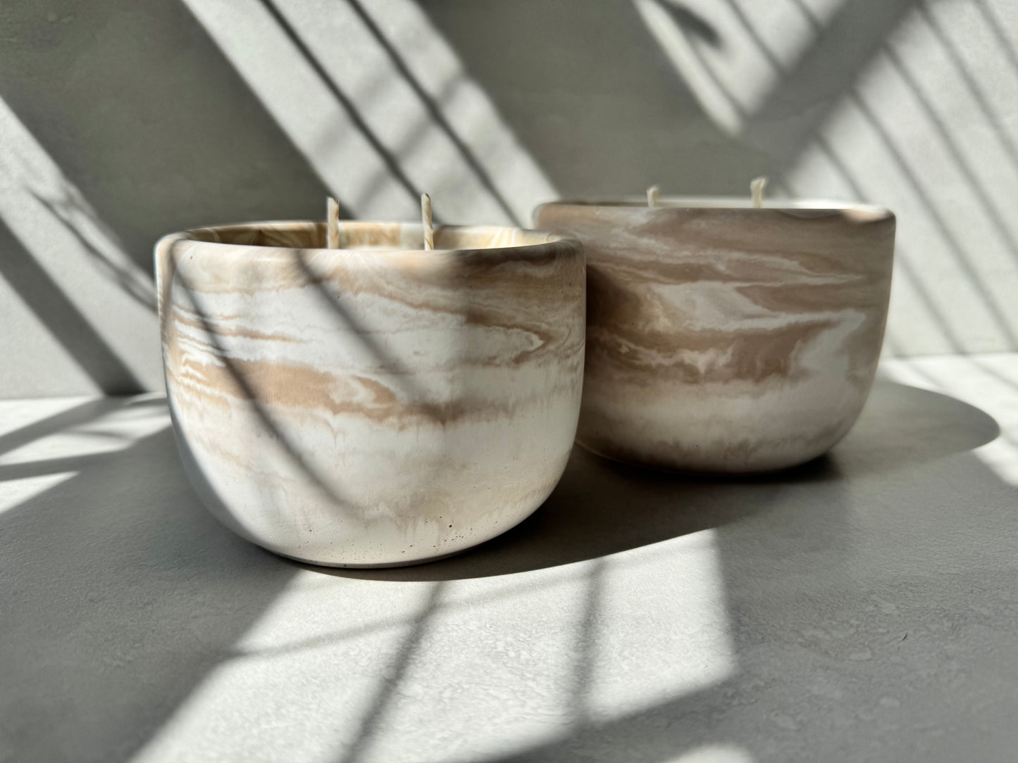 Apple Pie Concrete Candle