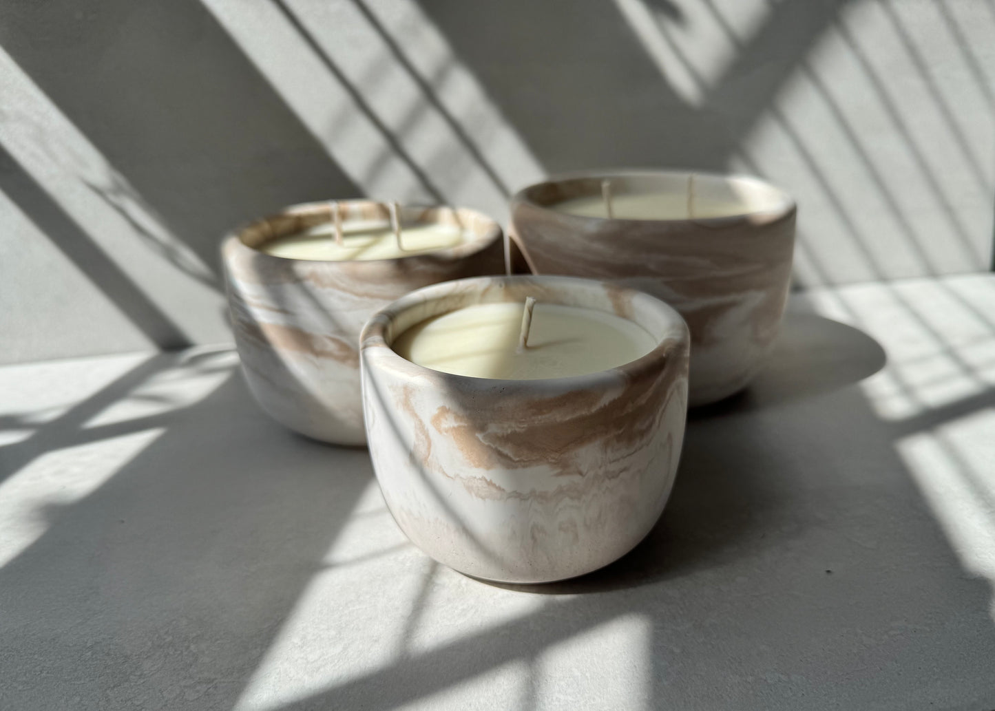 Apple Pie Concrete Candle