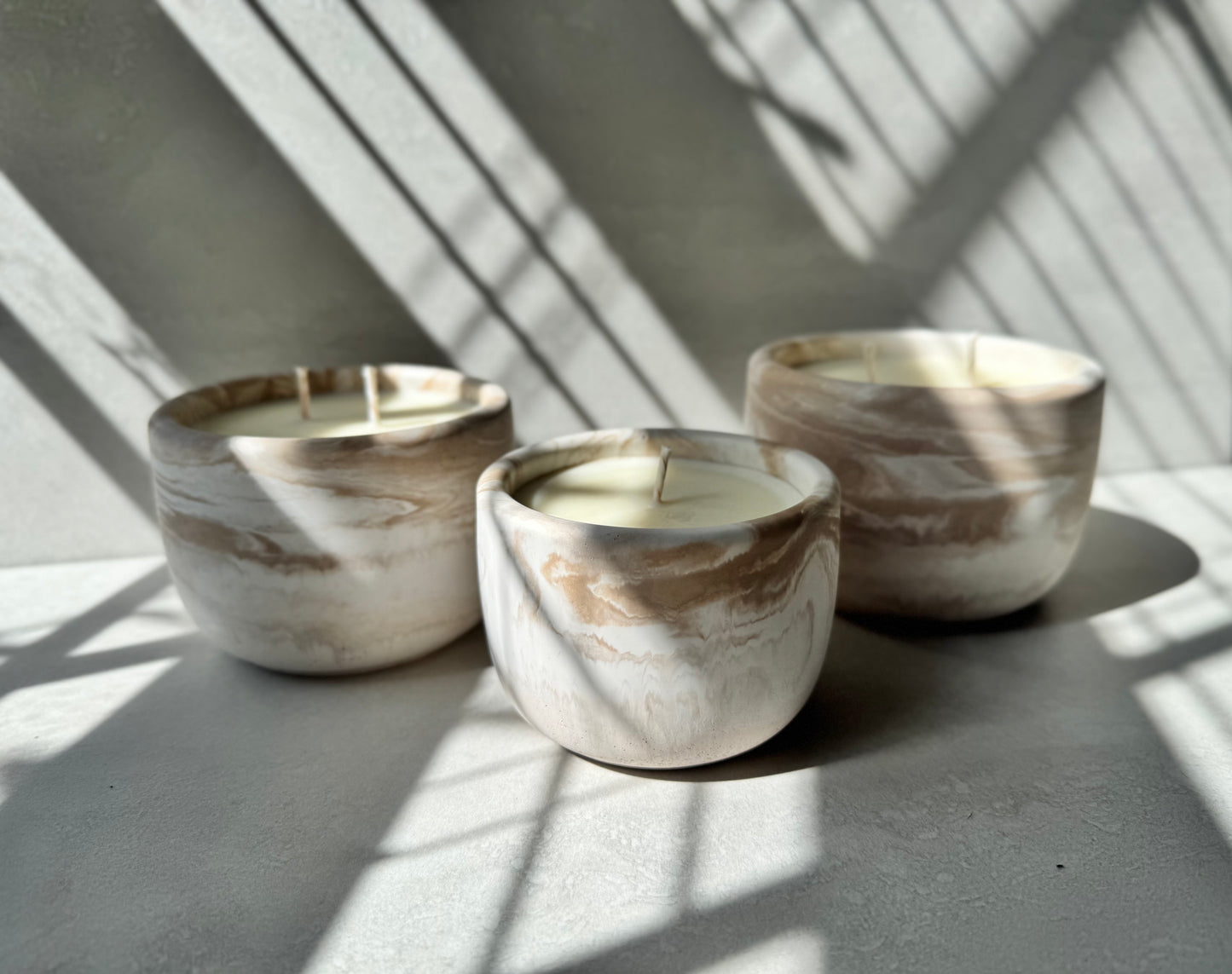 Apple Pie Concrete Candle