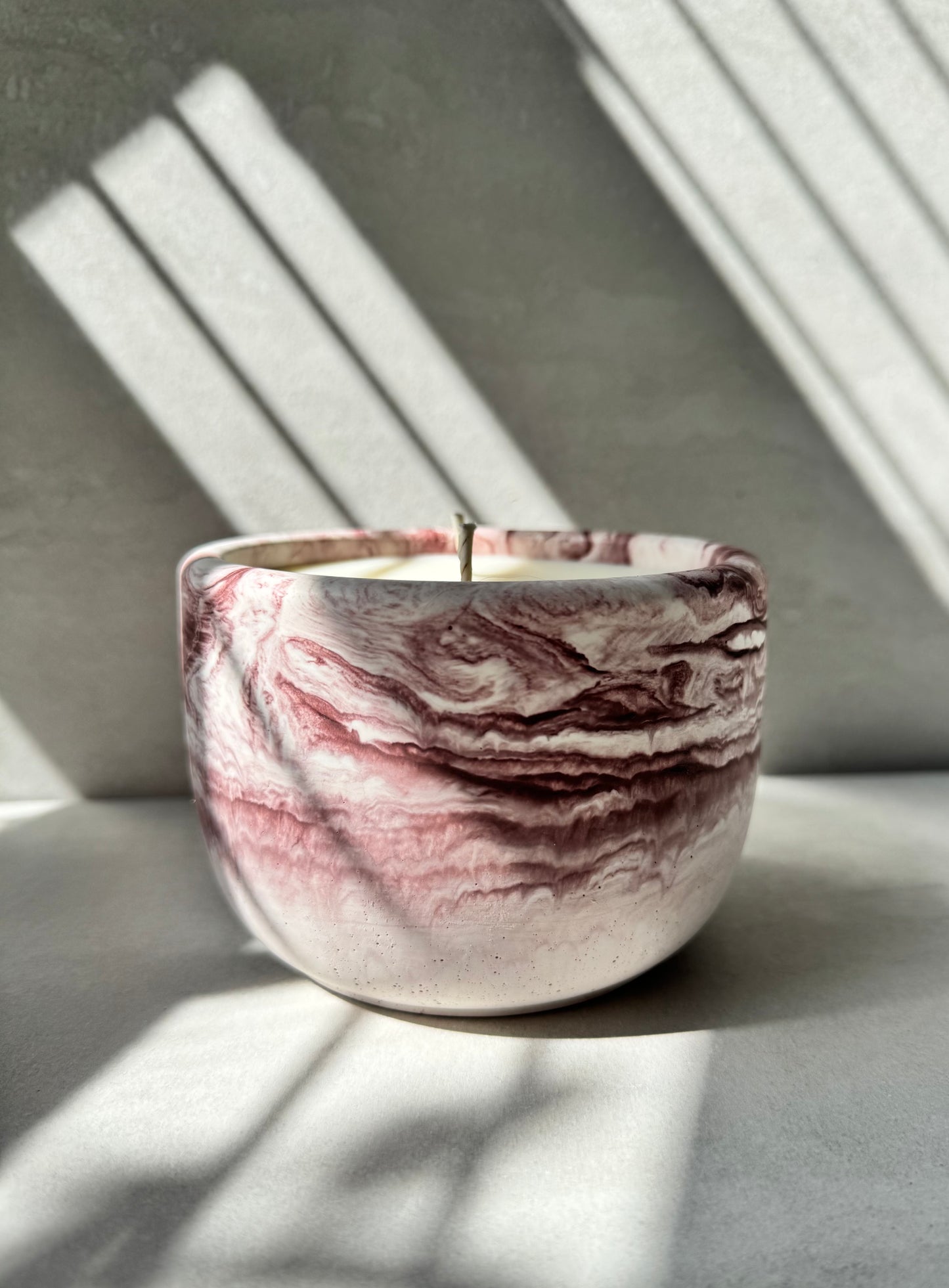 Prosecco in the Garden Concrete Candle