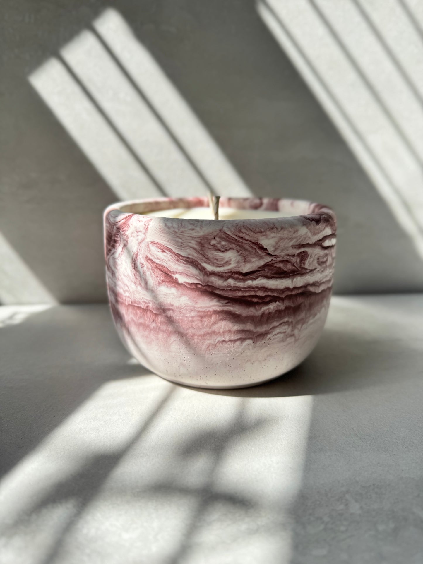 Prosecco in the Garden Concrete Candle