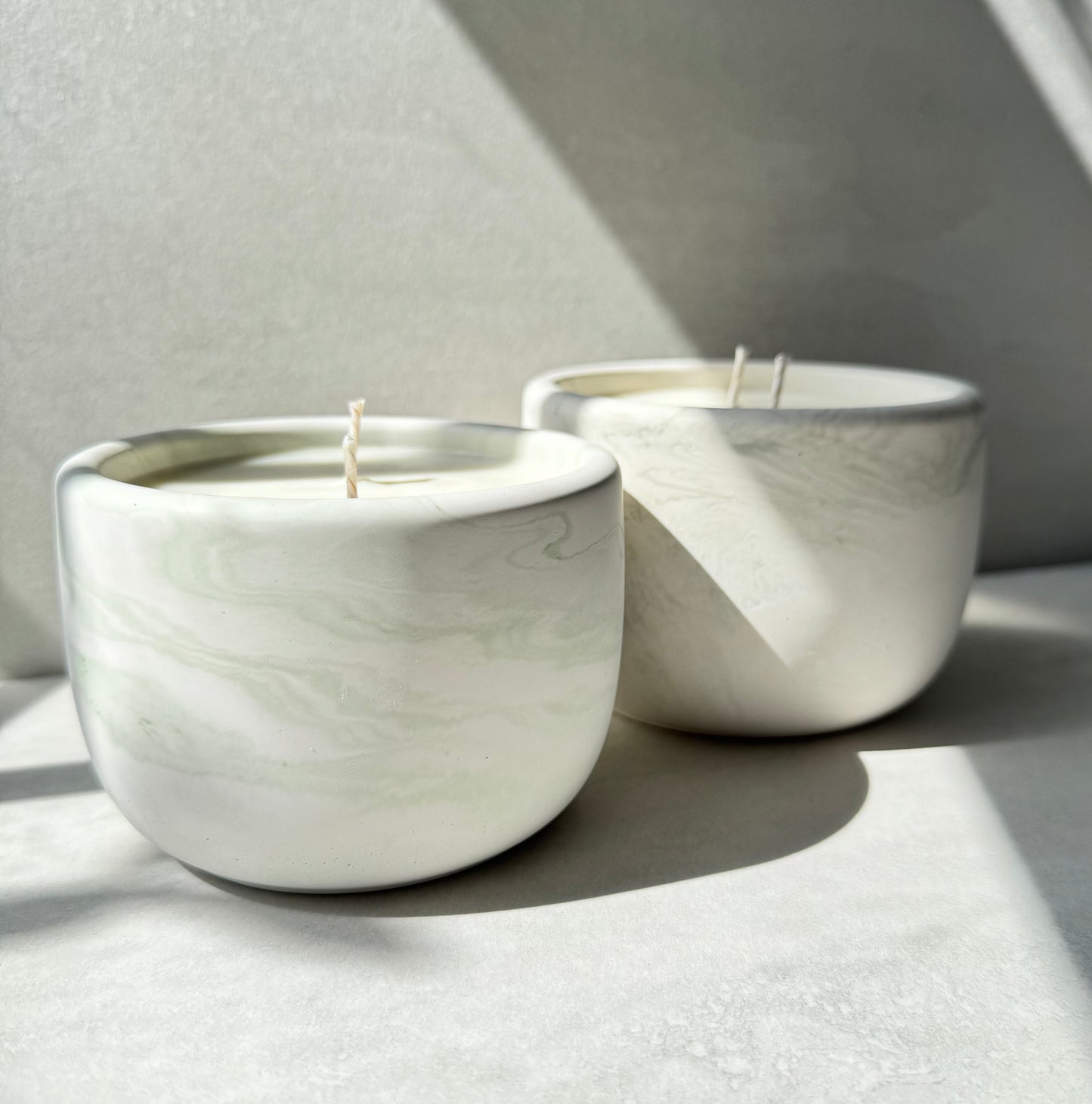 Whispering Woods Concrete Candle