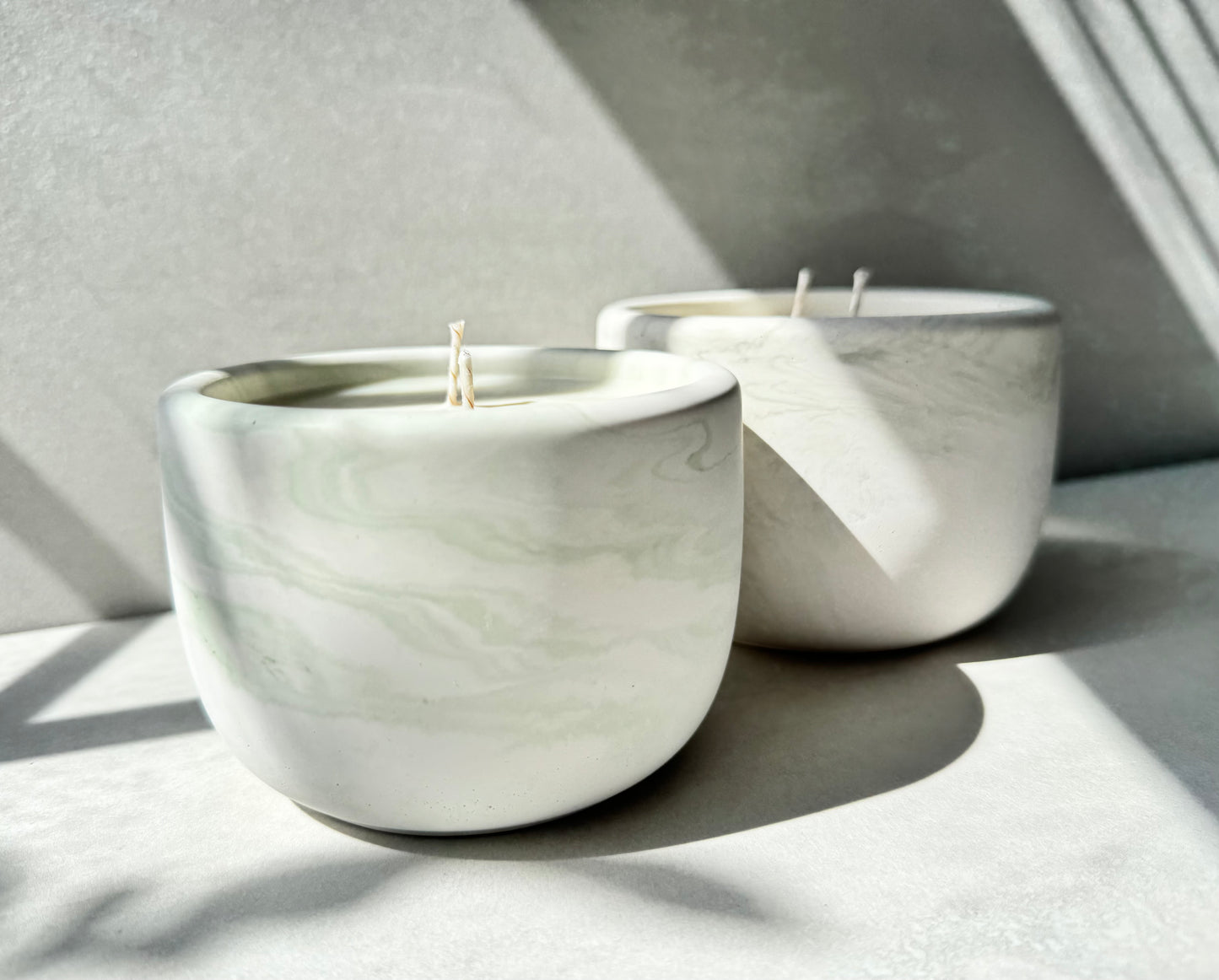 Whispering Woods Concrete Candle