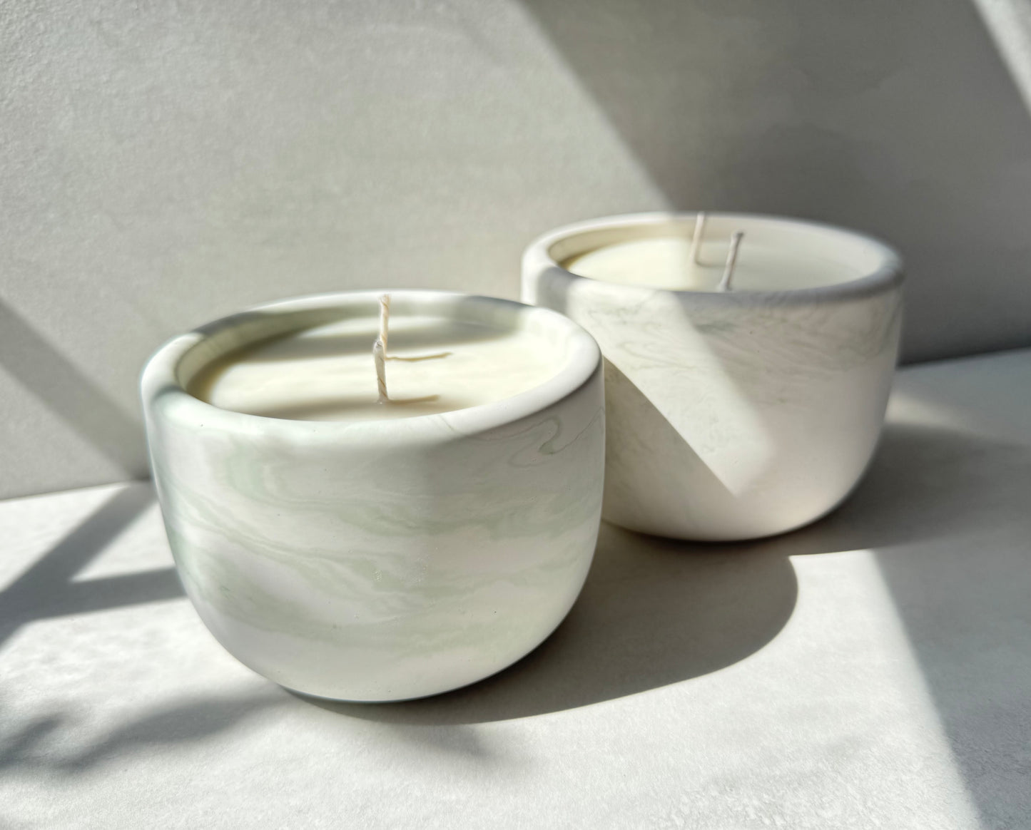 Whispering Woods Concrete Candle