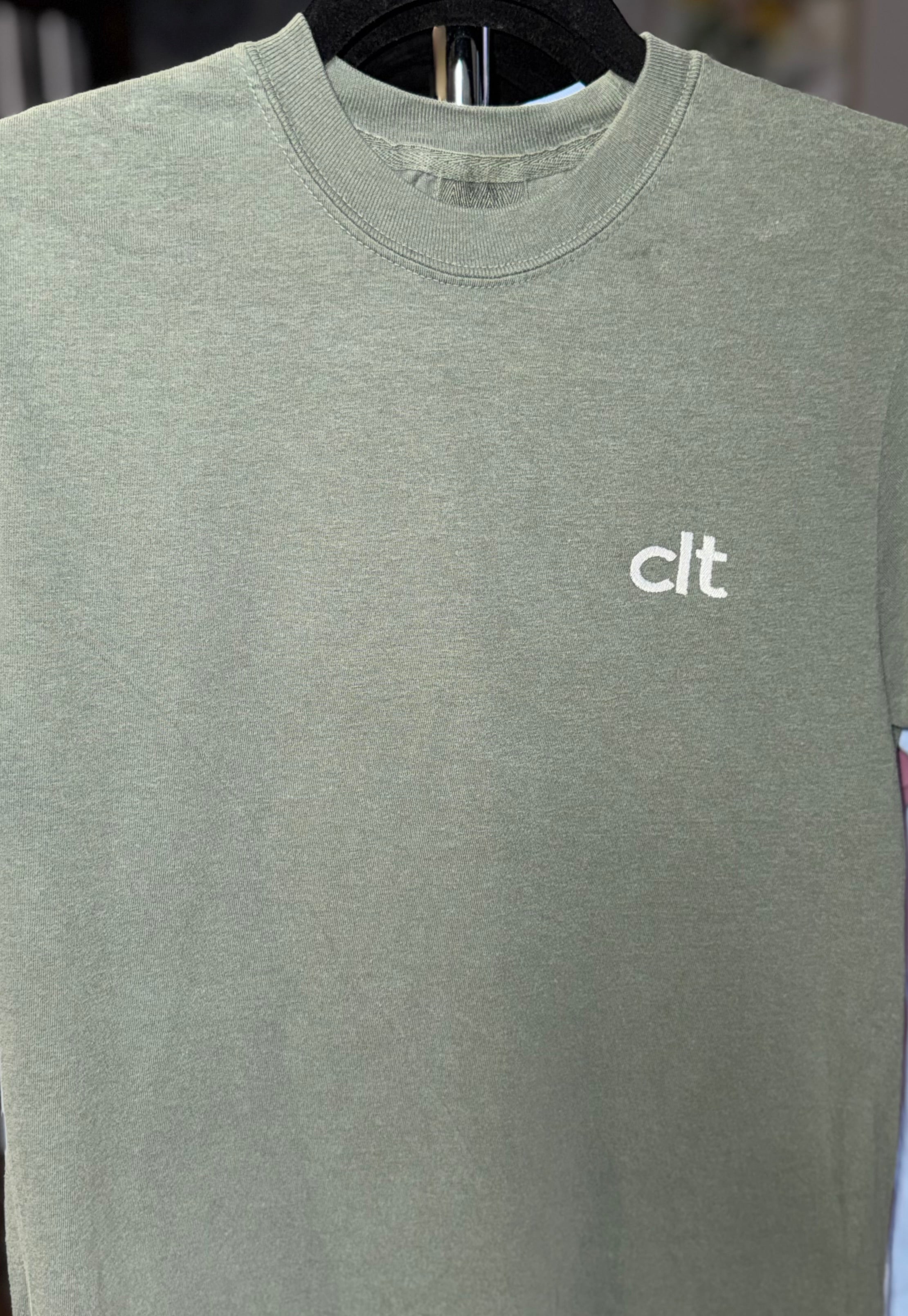 CLT Embroidered T-Shirt – Ready to Ship