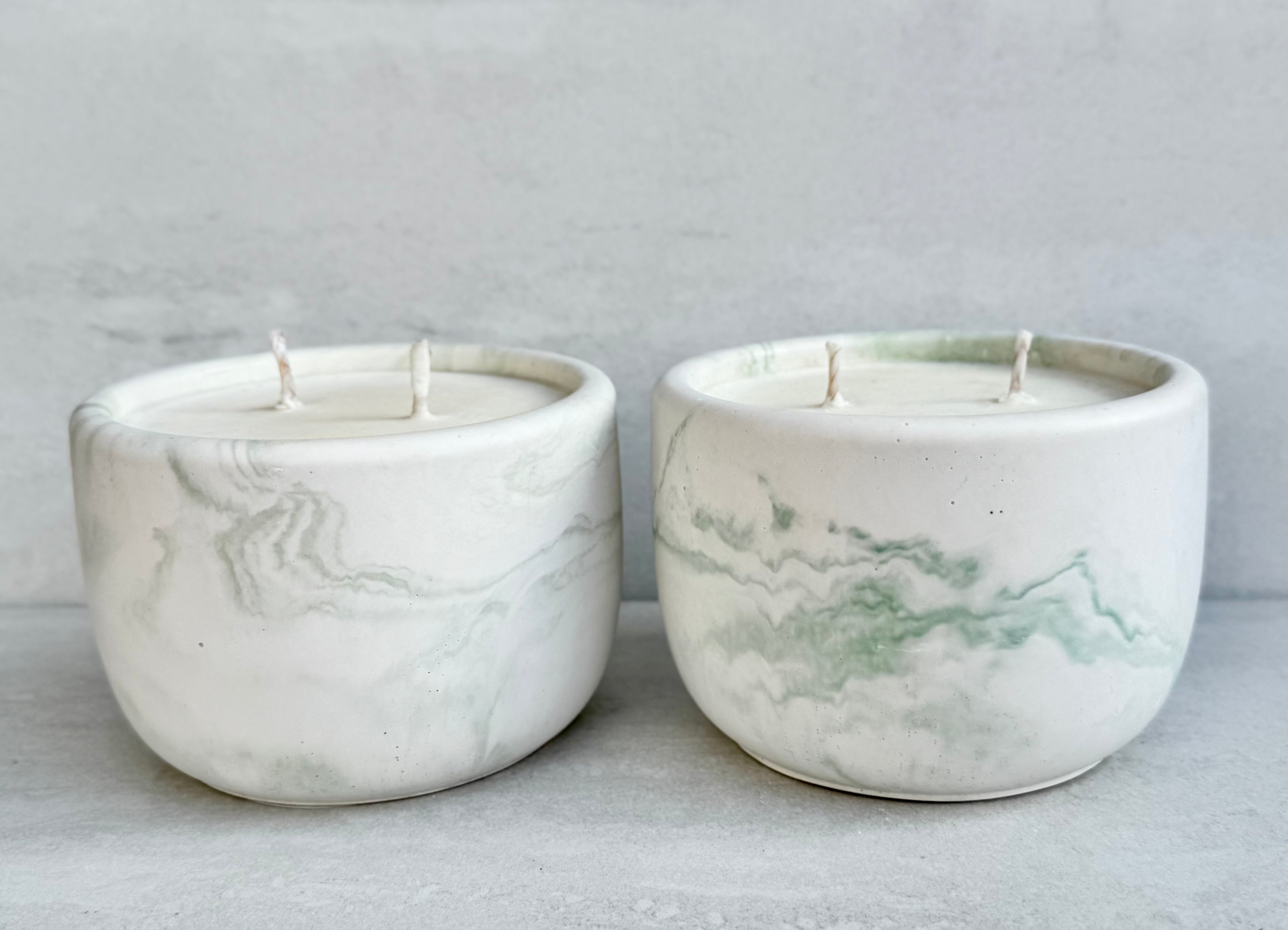 Whispering Woods Concrete Candle
