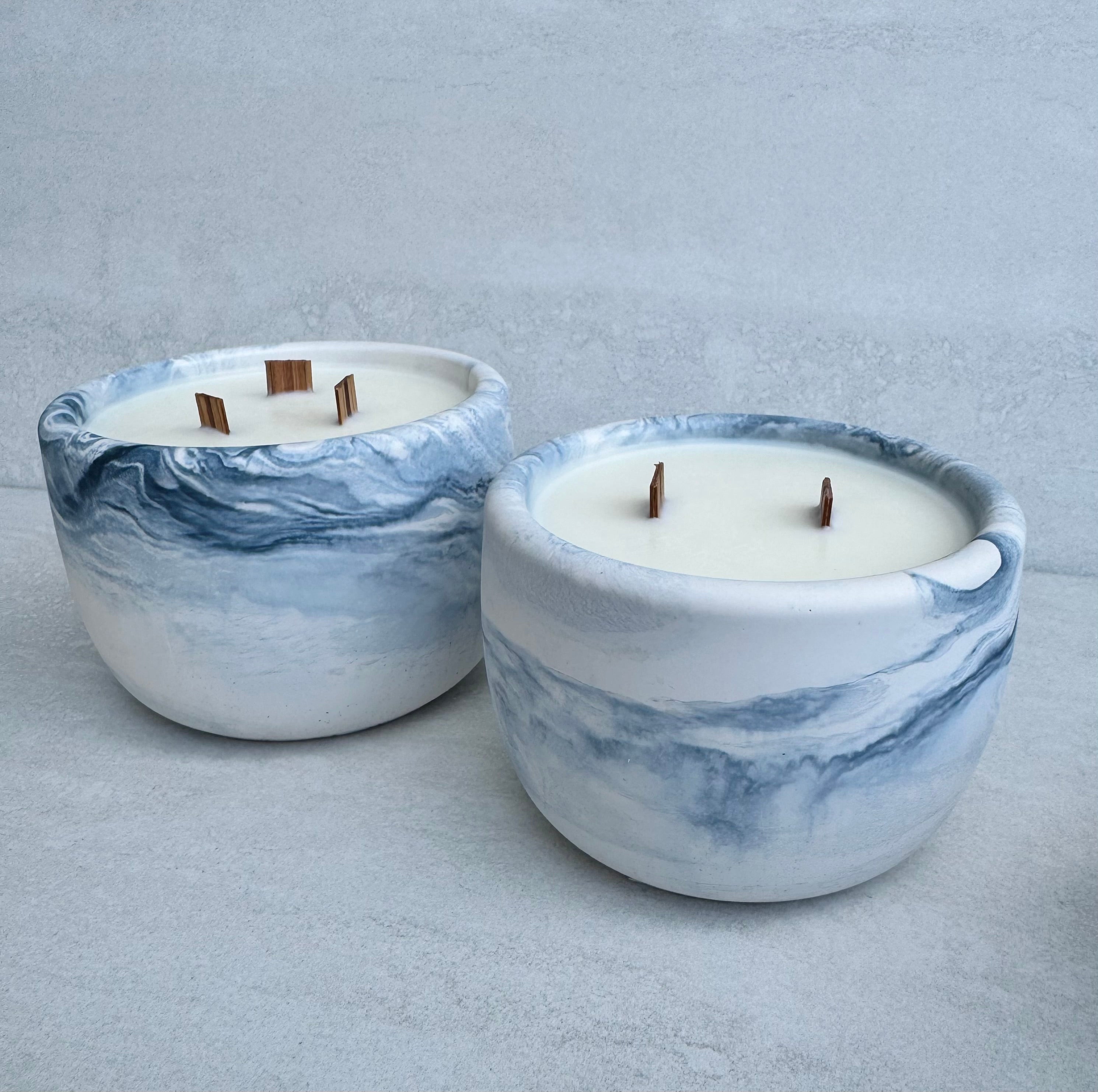 Carolina Coast Concrete Candle