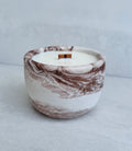 Golden Meadows Concrete Candle