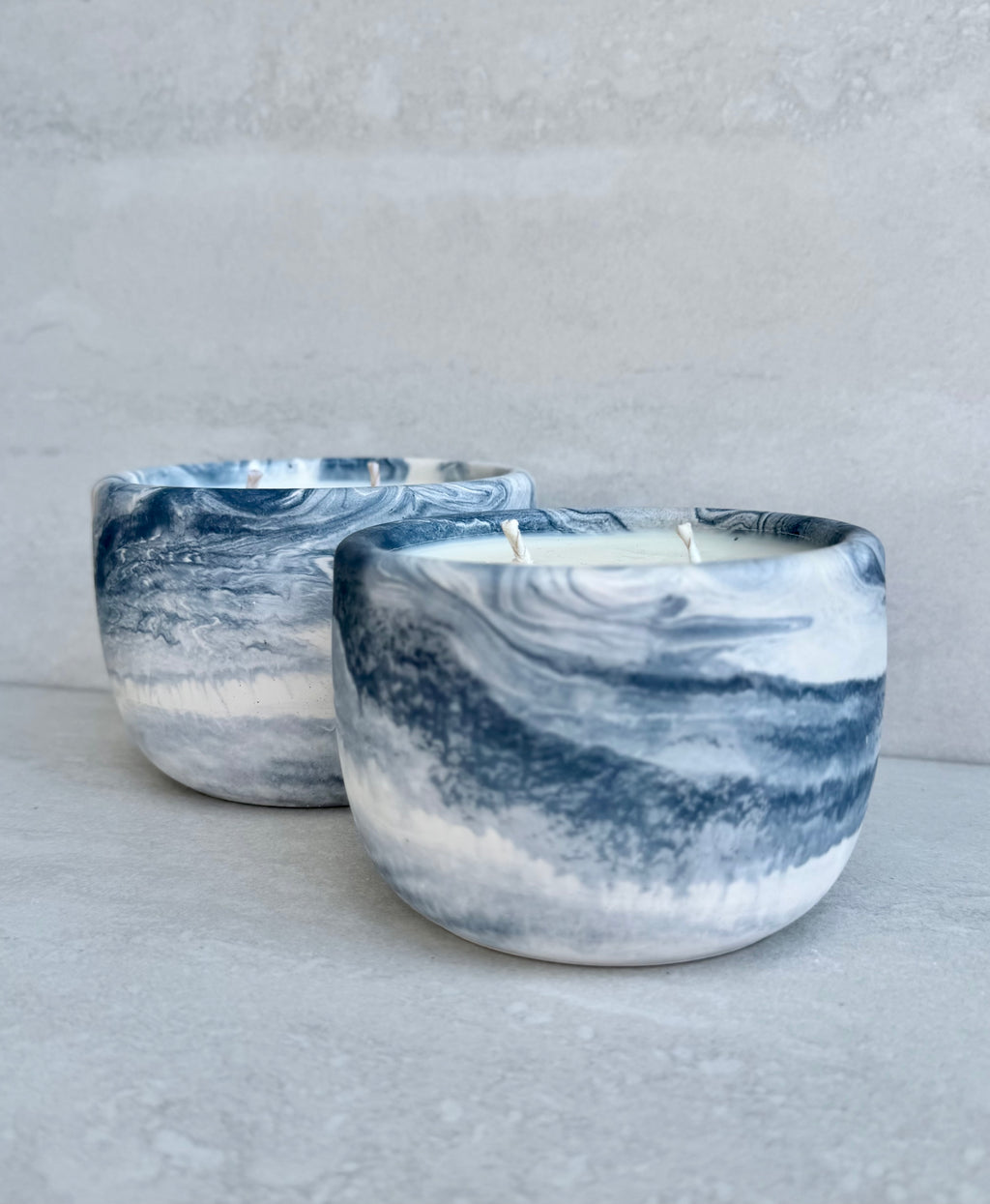 Carolina Coast Concrete Candle