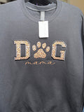 Dog Mama Appliqué Crewneck – Ready to Ship