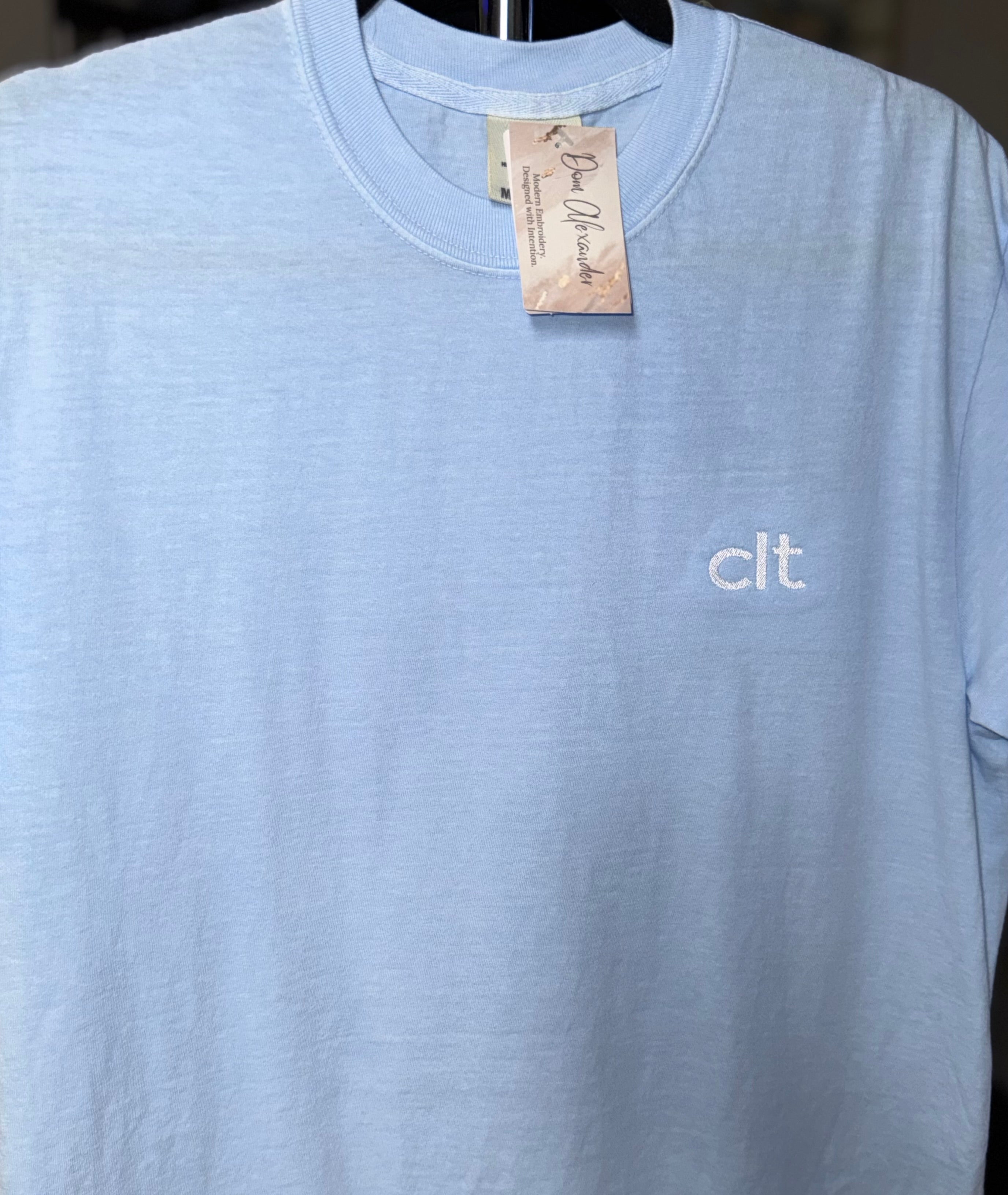 CLT Embroidered T-Shirt – Ready to Ship