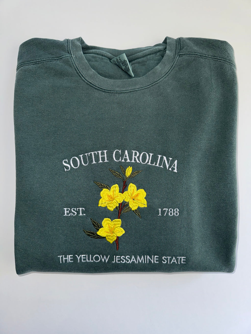 South Carolina Yellow Jessamine Crewneck
