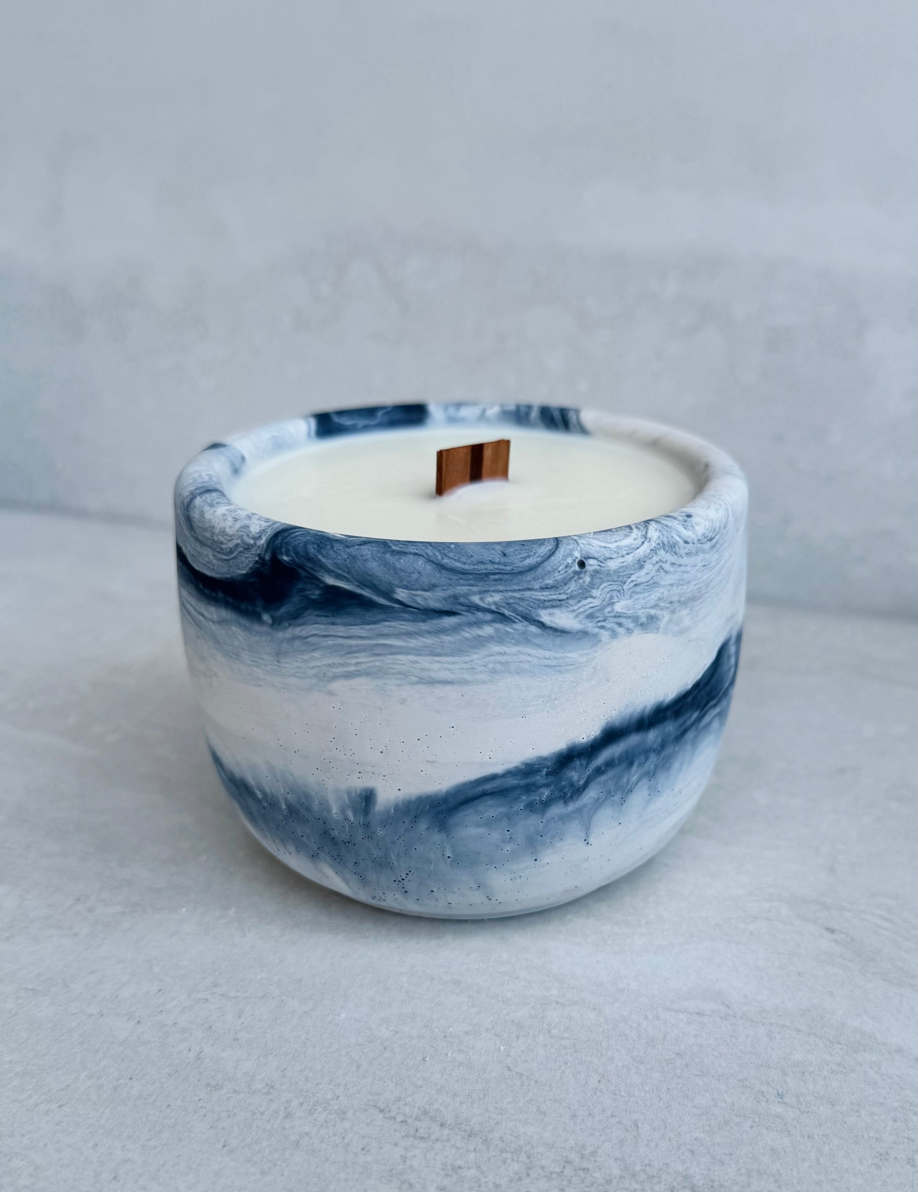 Carolina Coast Concrete Candle