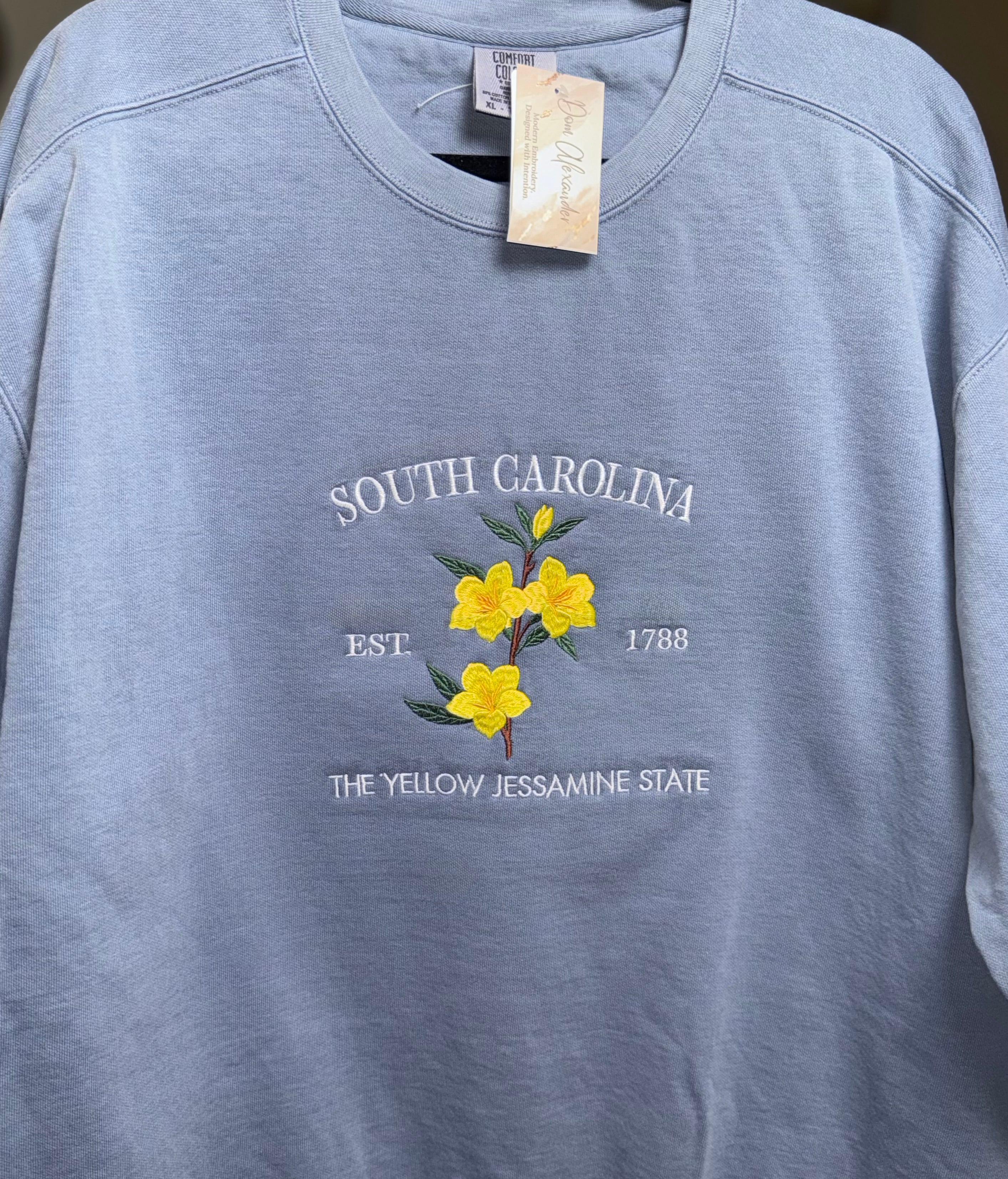 South Carolina Embroidered Crewneck – Ready to Ship