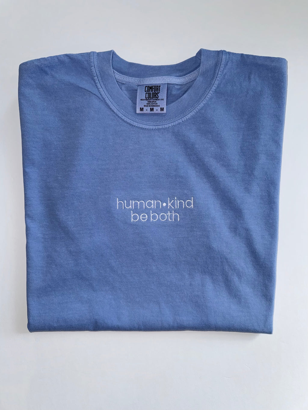 human•kind be both Embroidered T-Shirt