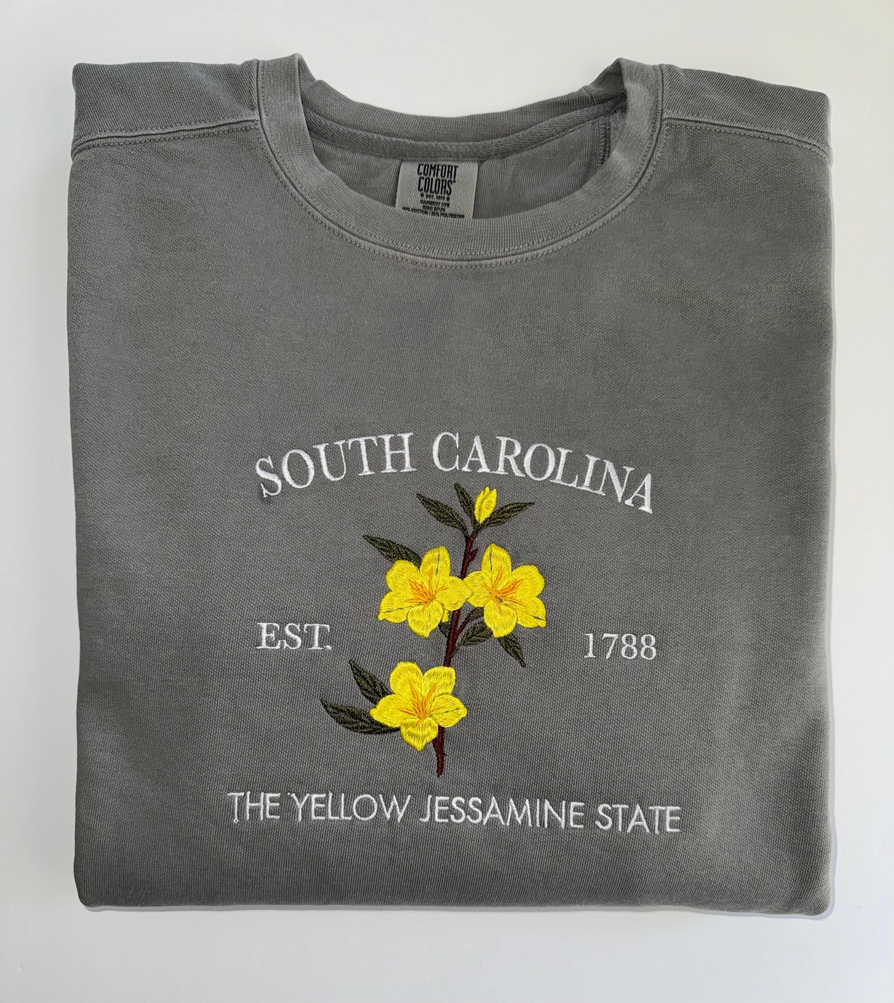 South Carolina Yellow Jessamine Crewneck