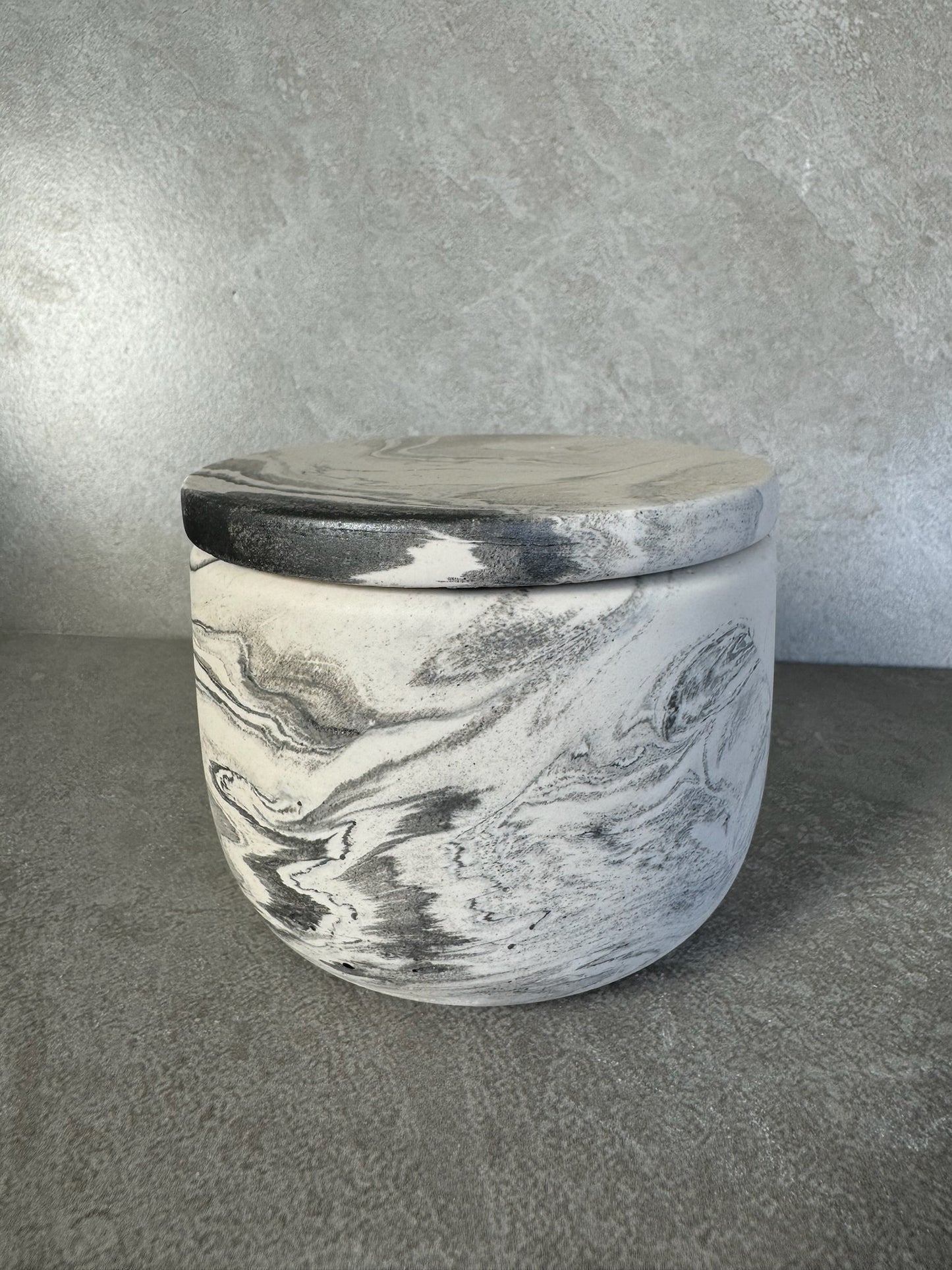 Blue Ridge Bonfire Concrete Candle