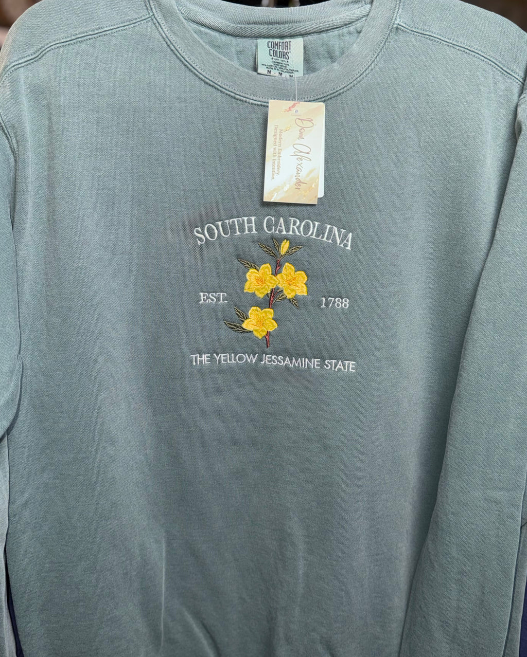 South Carolina Embroidered Crewneck – Ready to Ship