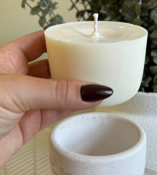 Concrete Candle Refills