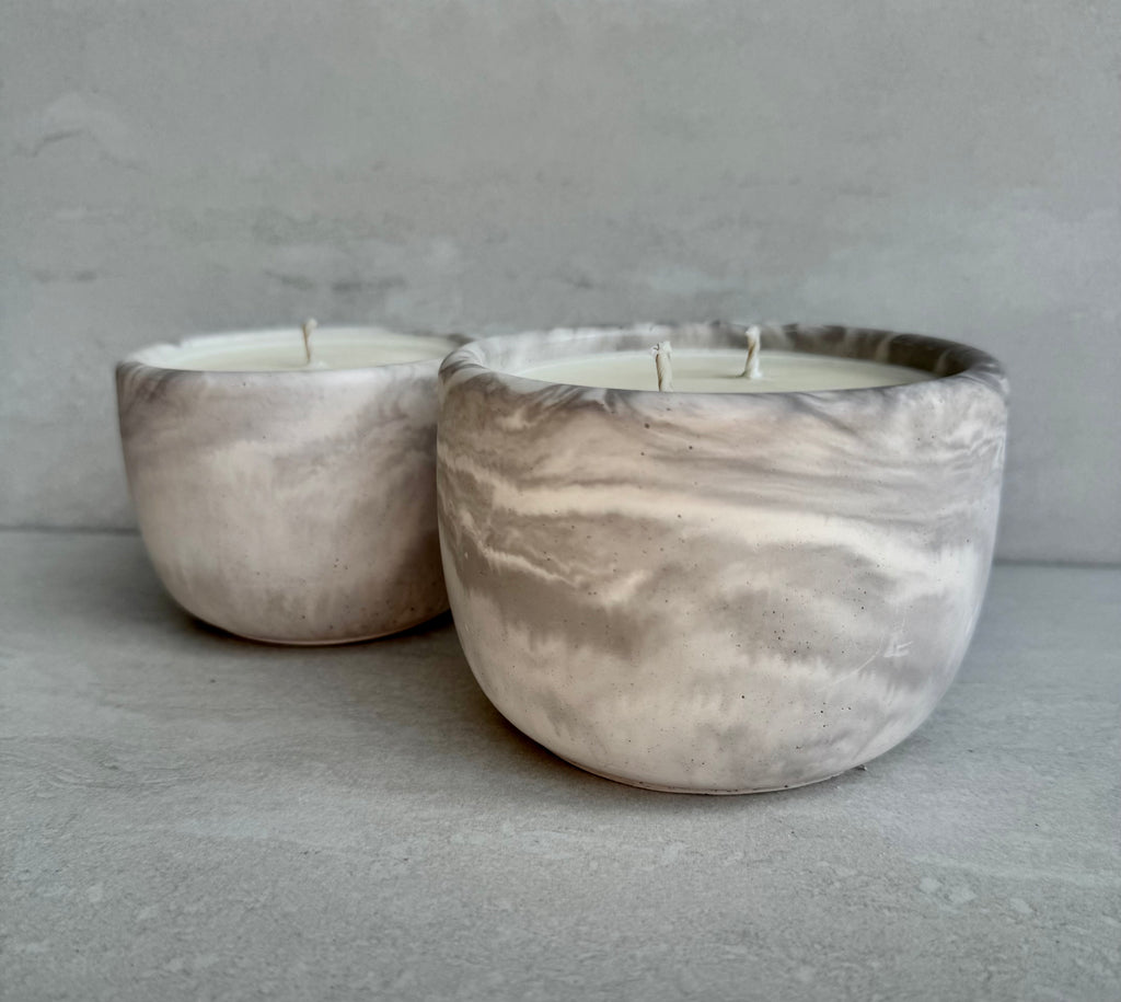Carolina Fall Concrete Candle