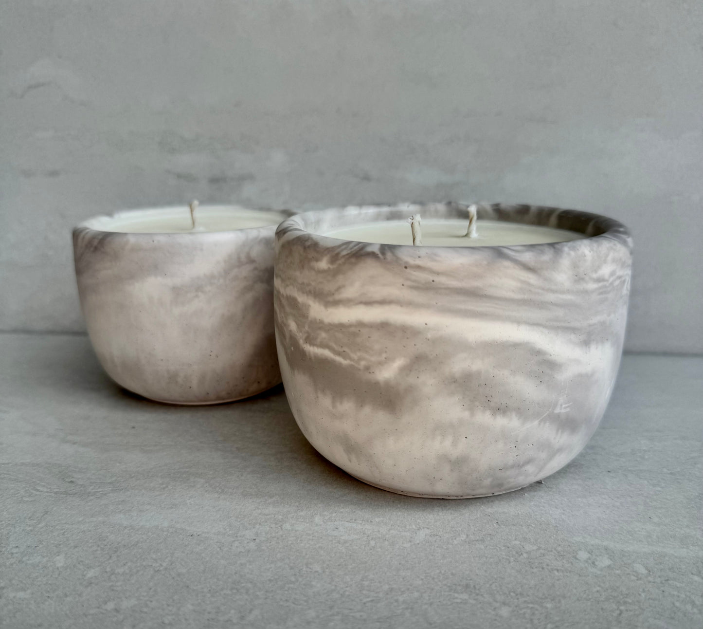 Blue Ridge Bonfire Concrete Candle