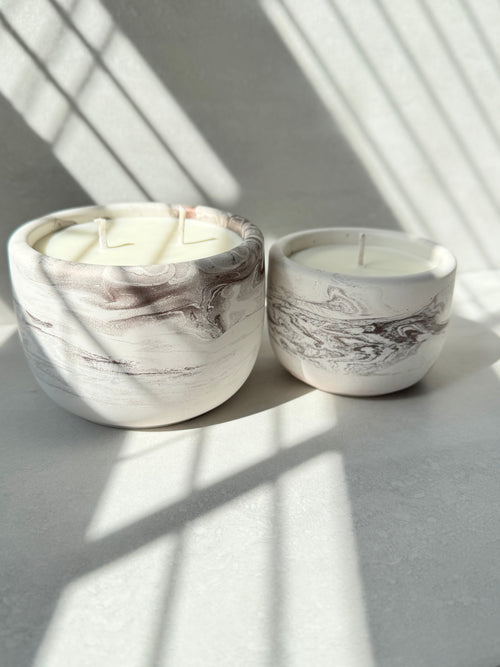 Skyline Views Concrete Candle
