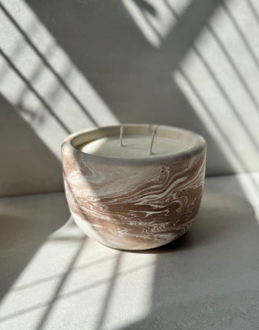 Toasted Pumpkin Spice Concrete Candle