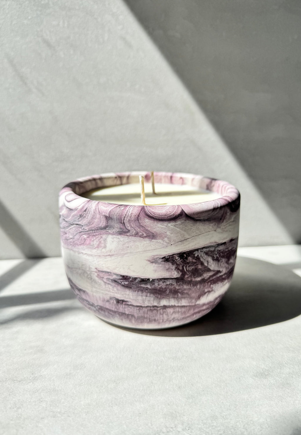 Vineyard Harvest Concrete Candle