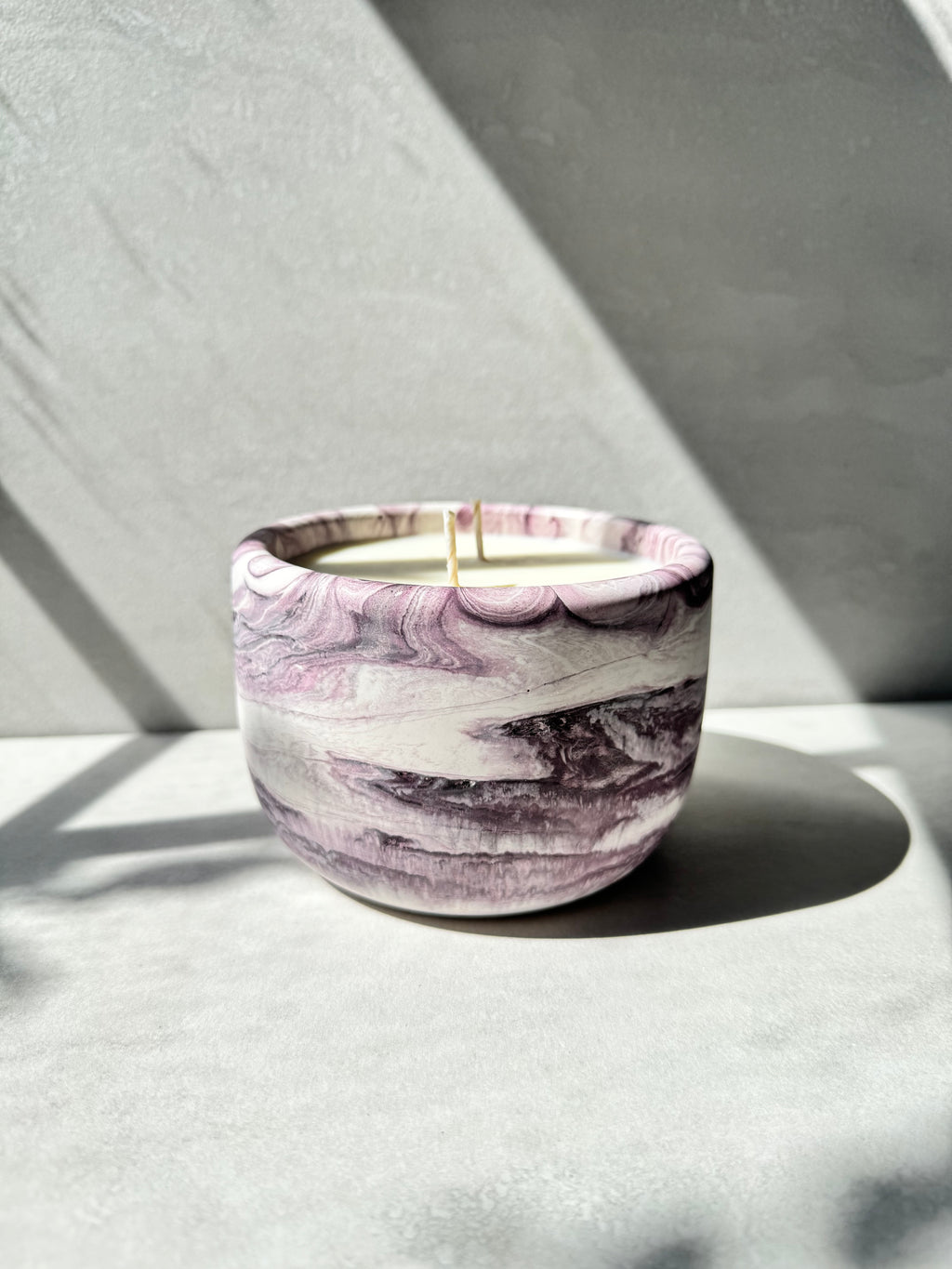 Vineyard Harvest Concrete Candle