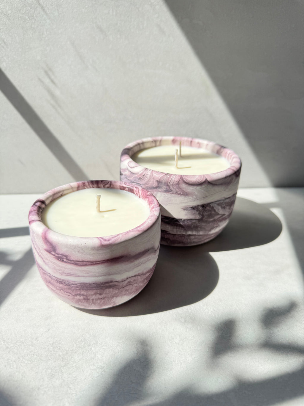 Vineyard Harvest Concrete Candle