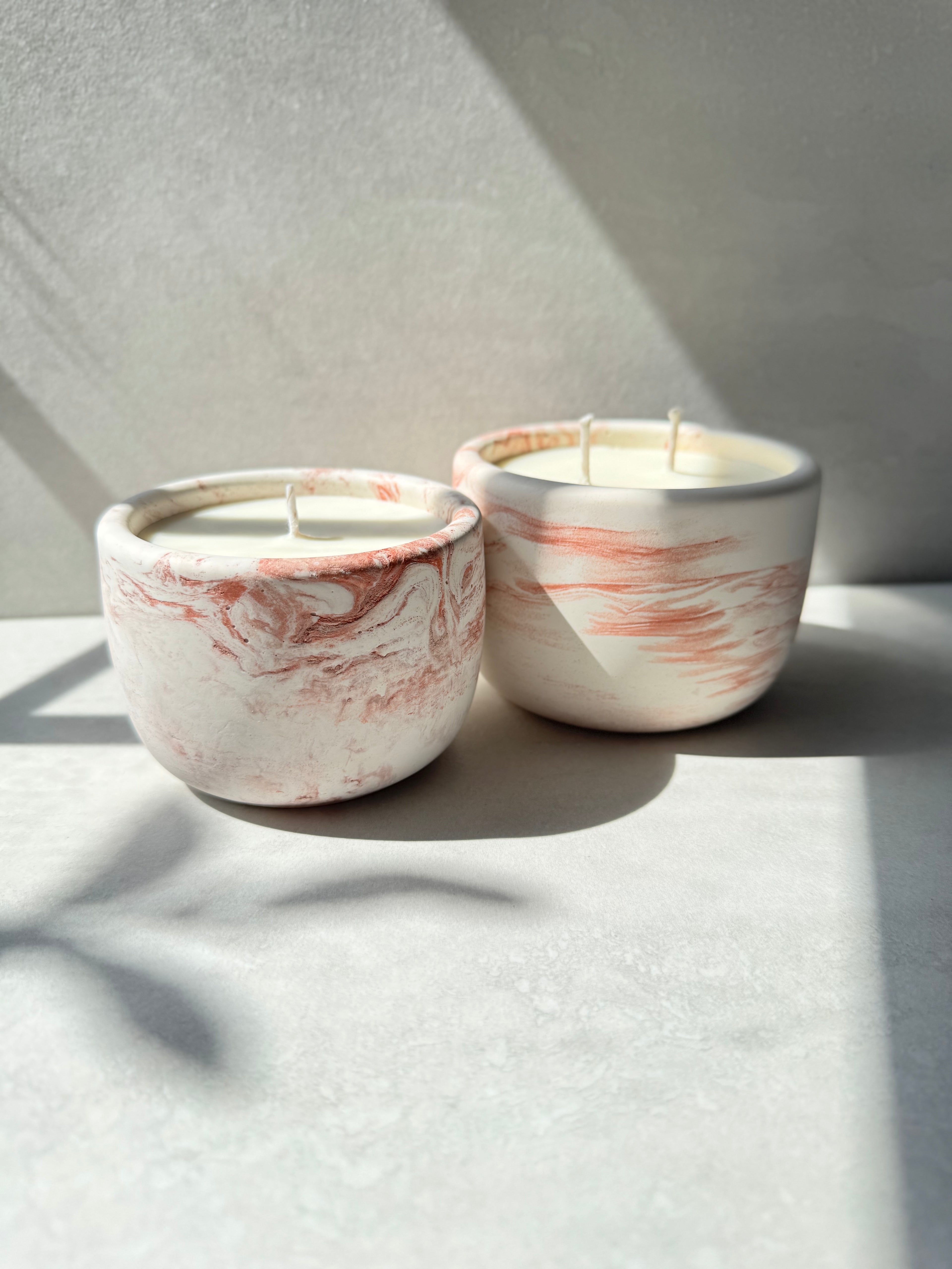 Nana's House Concrete Candle