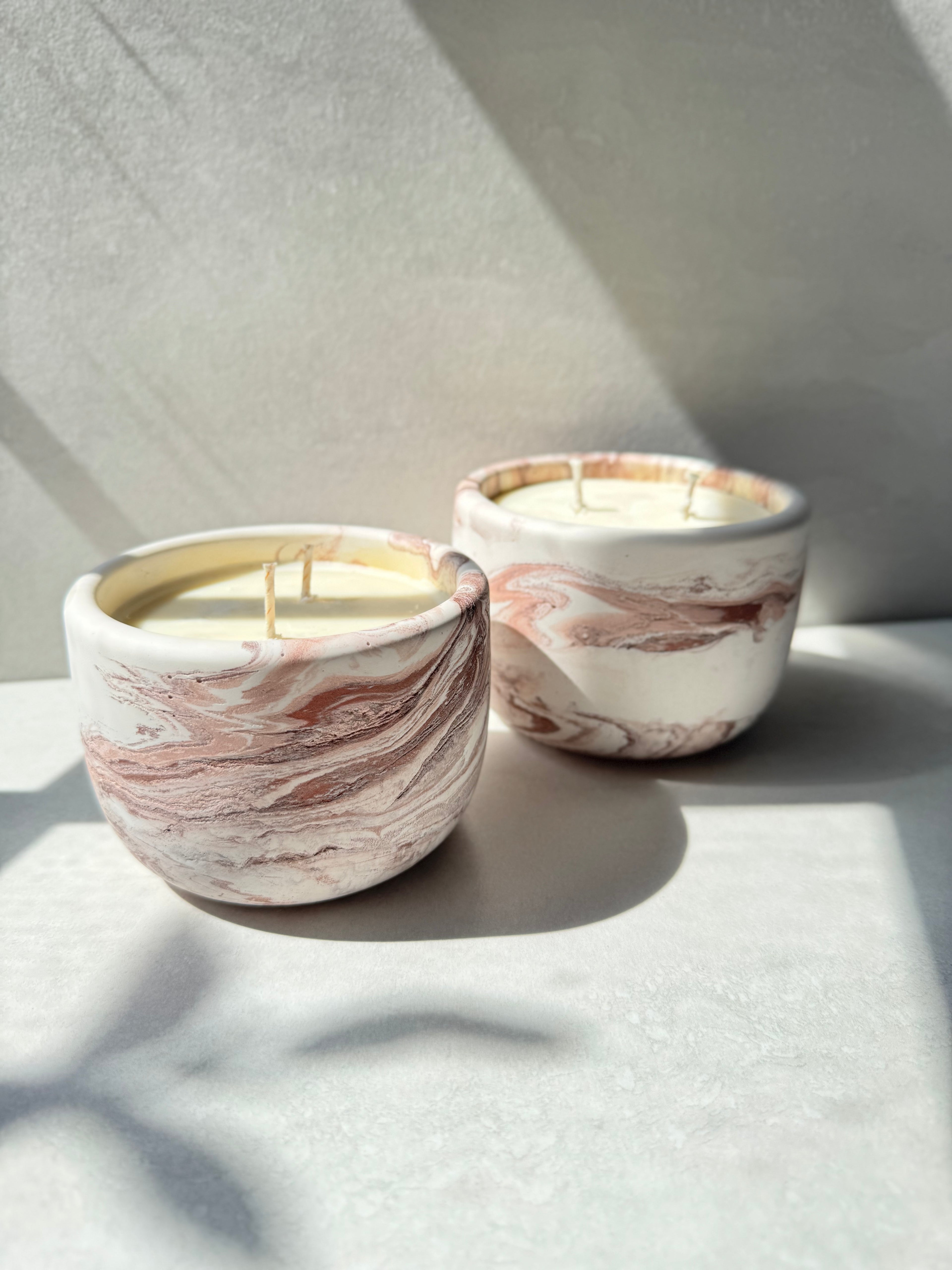 Appalachian Winter Concrete Candle