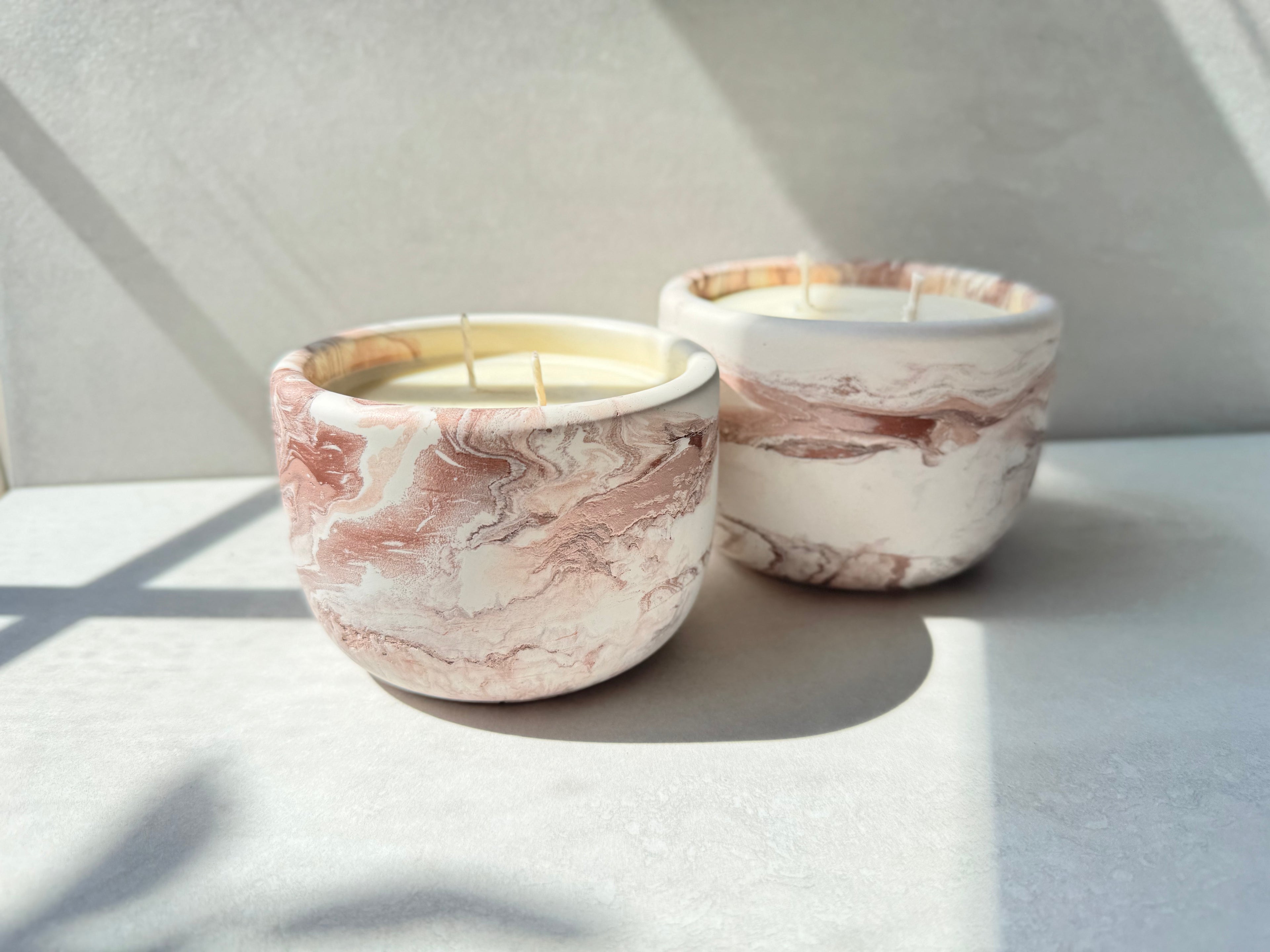 Appalachian Winter Concrete Candle