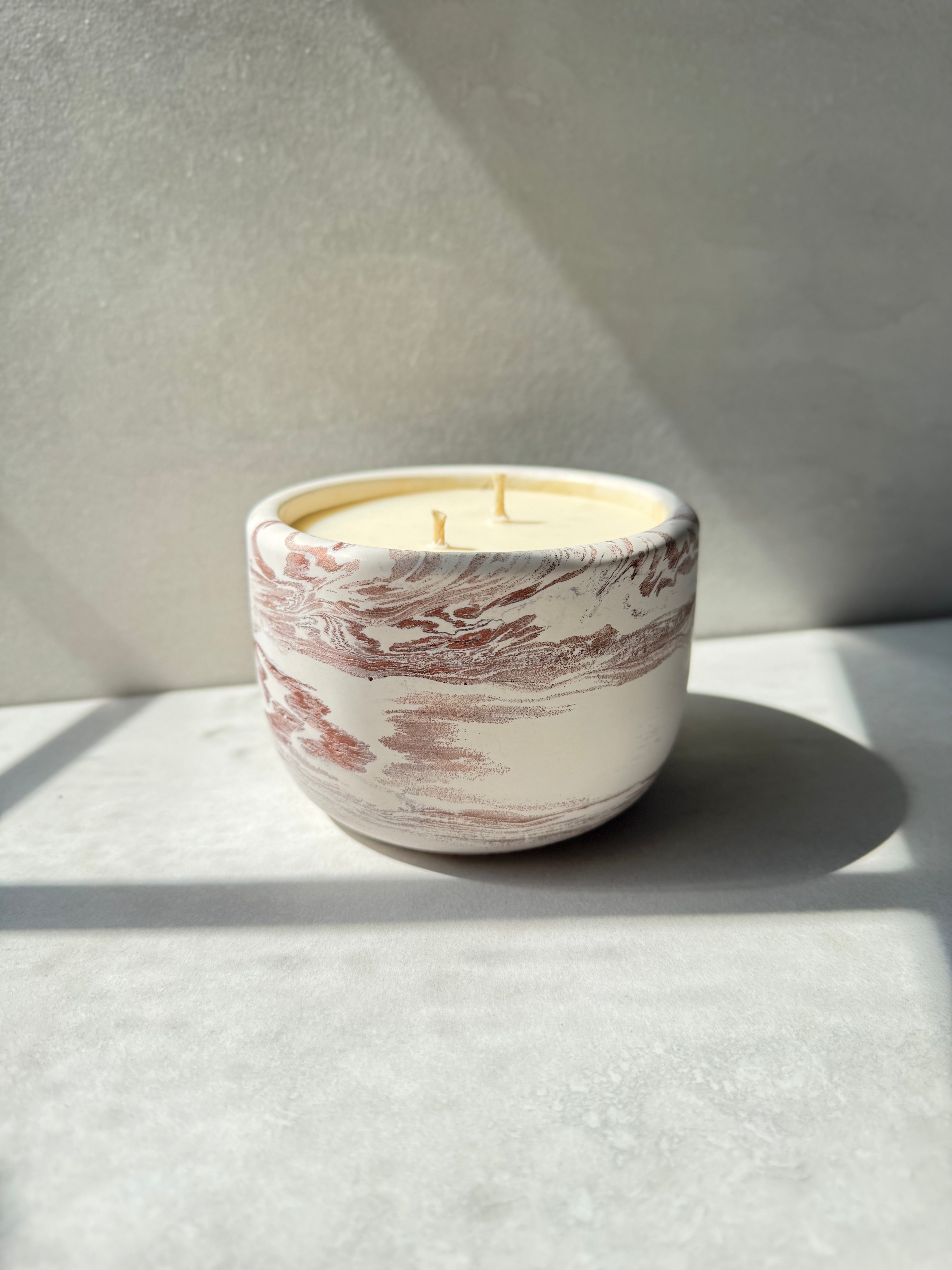 Uptown Chai Concrete Candle
