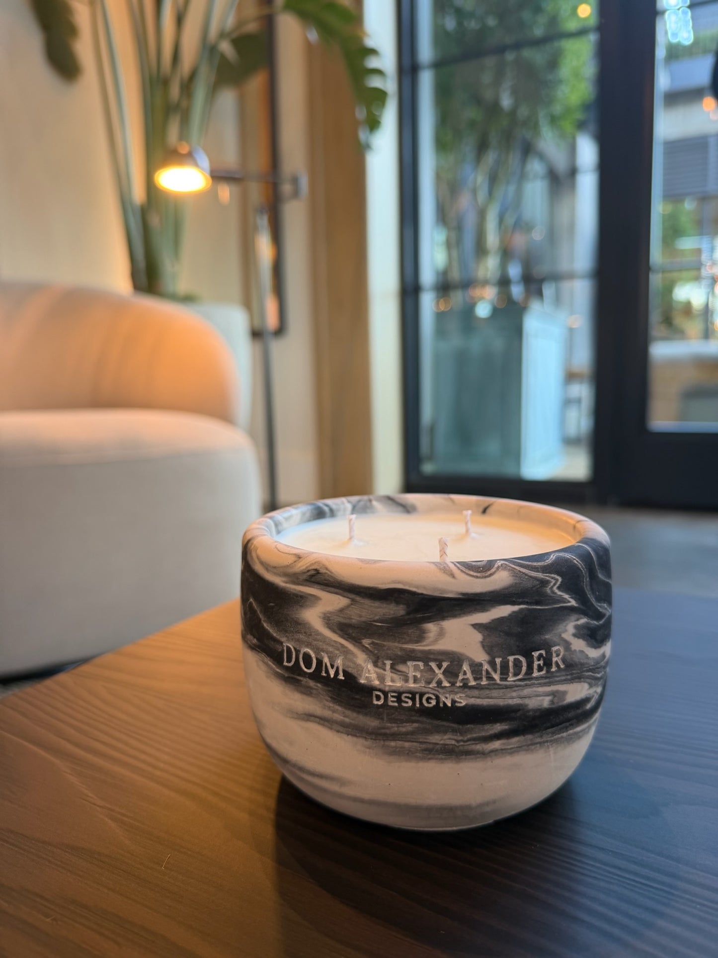 Catawba Nights Concrete Candle