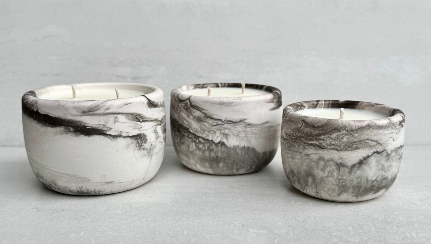 Wilson’s Library Concrete Candle