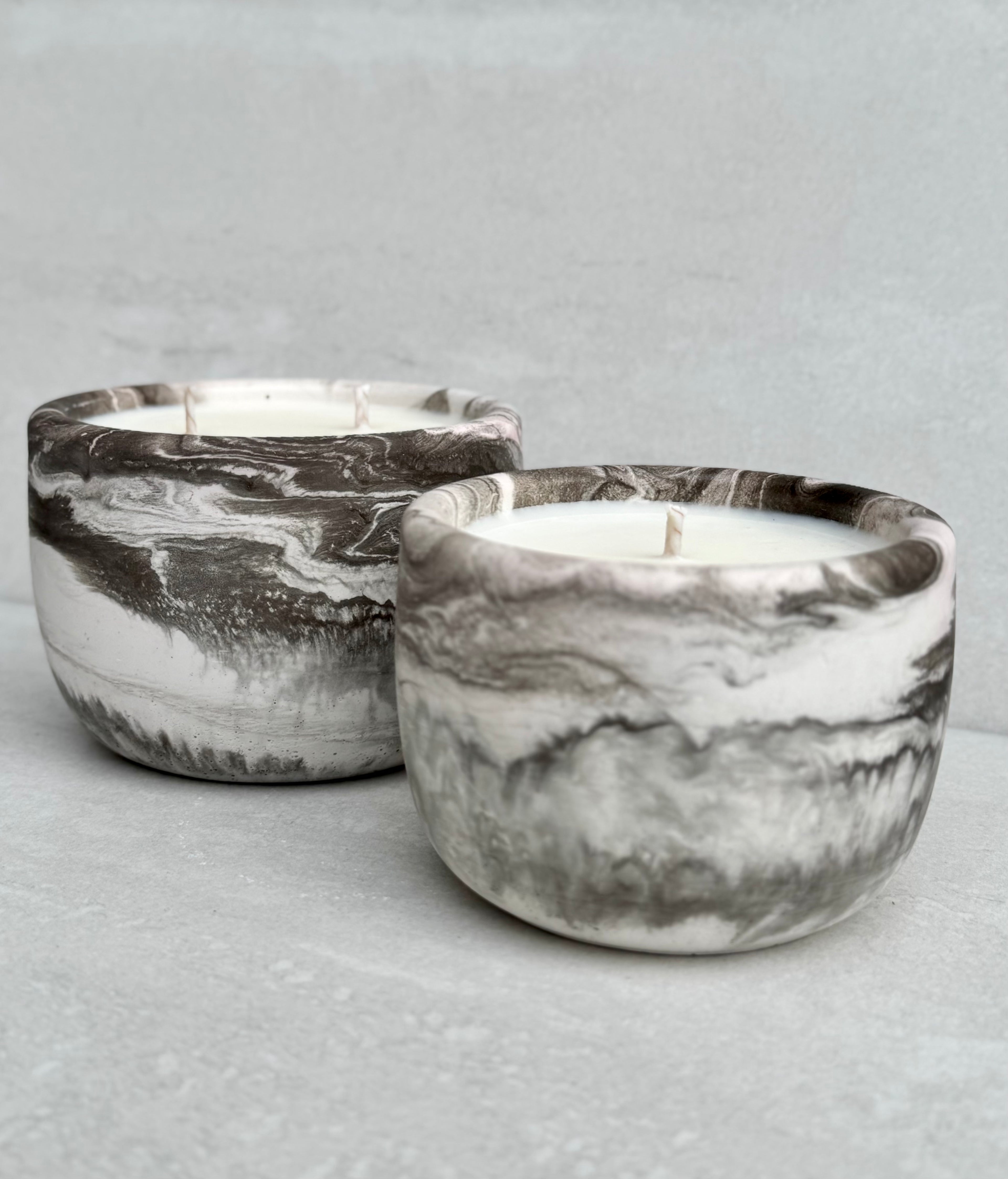 Wilson’s Library Concrete Candle