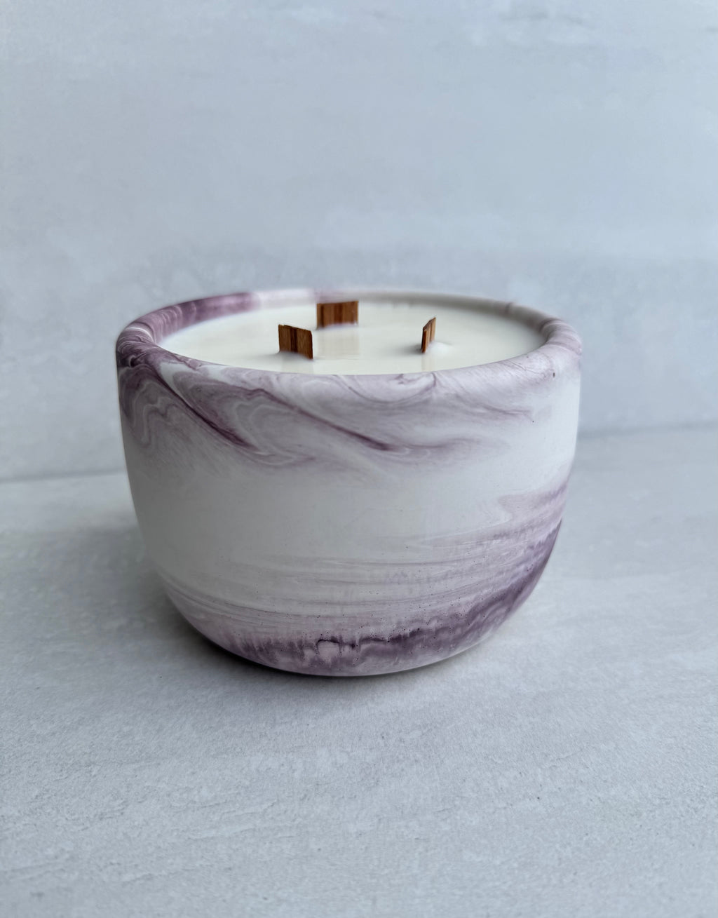 Prosecco in the Garden Concrete Candle