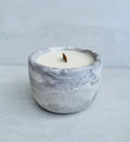 Cashmere Blooms Concrete Candle