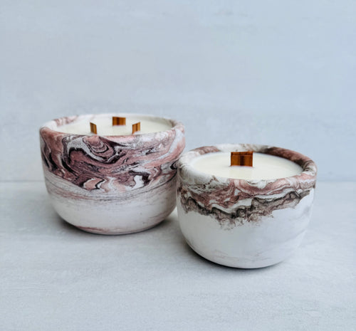 Catawba Nights Concrete Candle