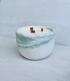 Whispering Woods Concrete Candle