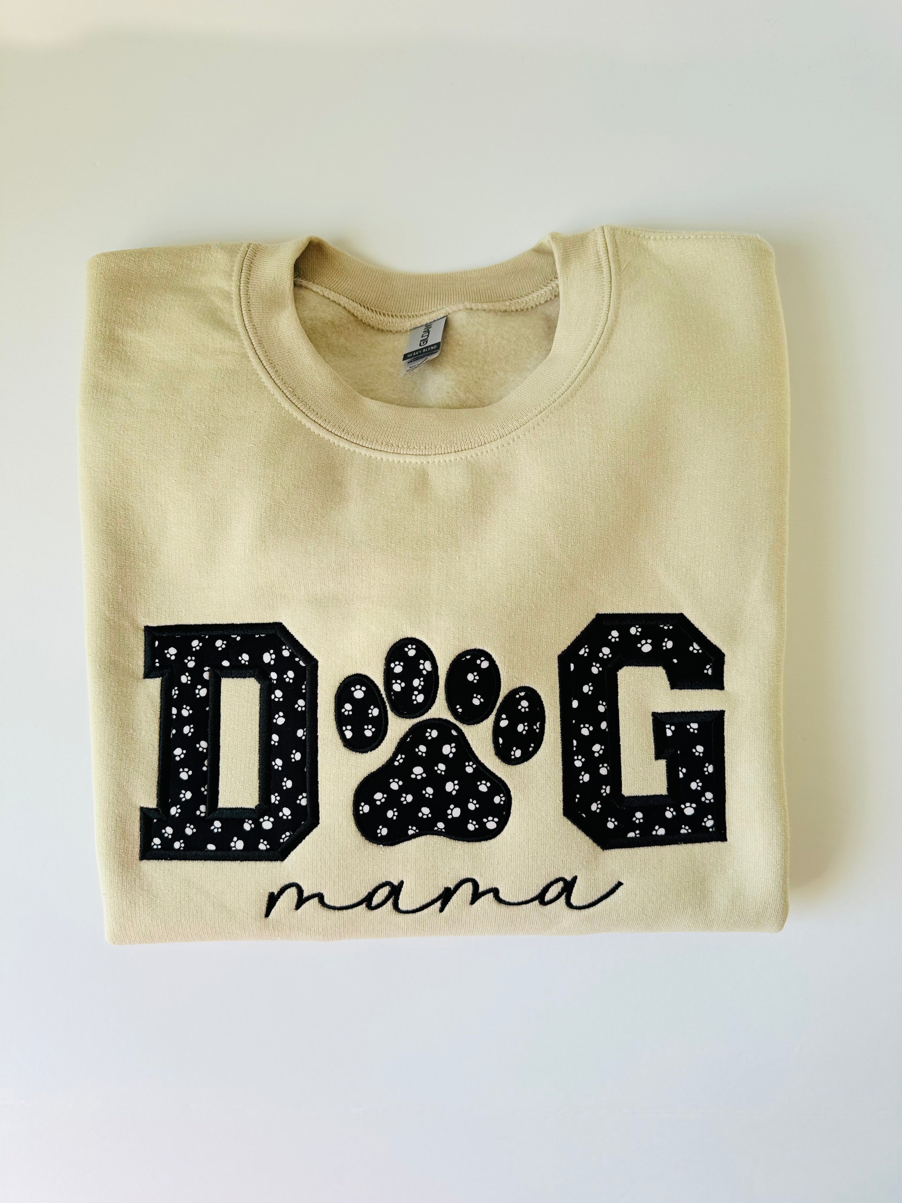 Dog Mama Applique Crewneck