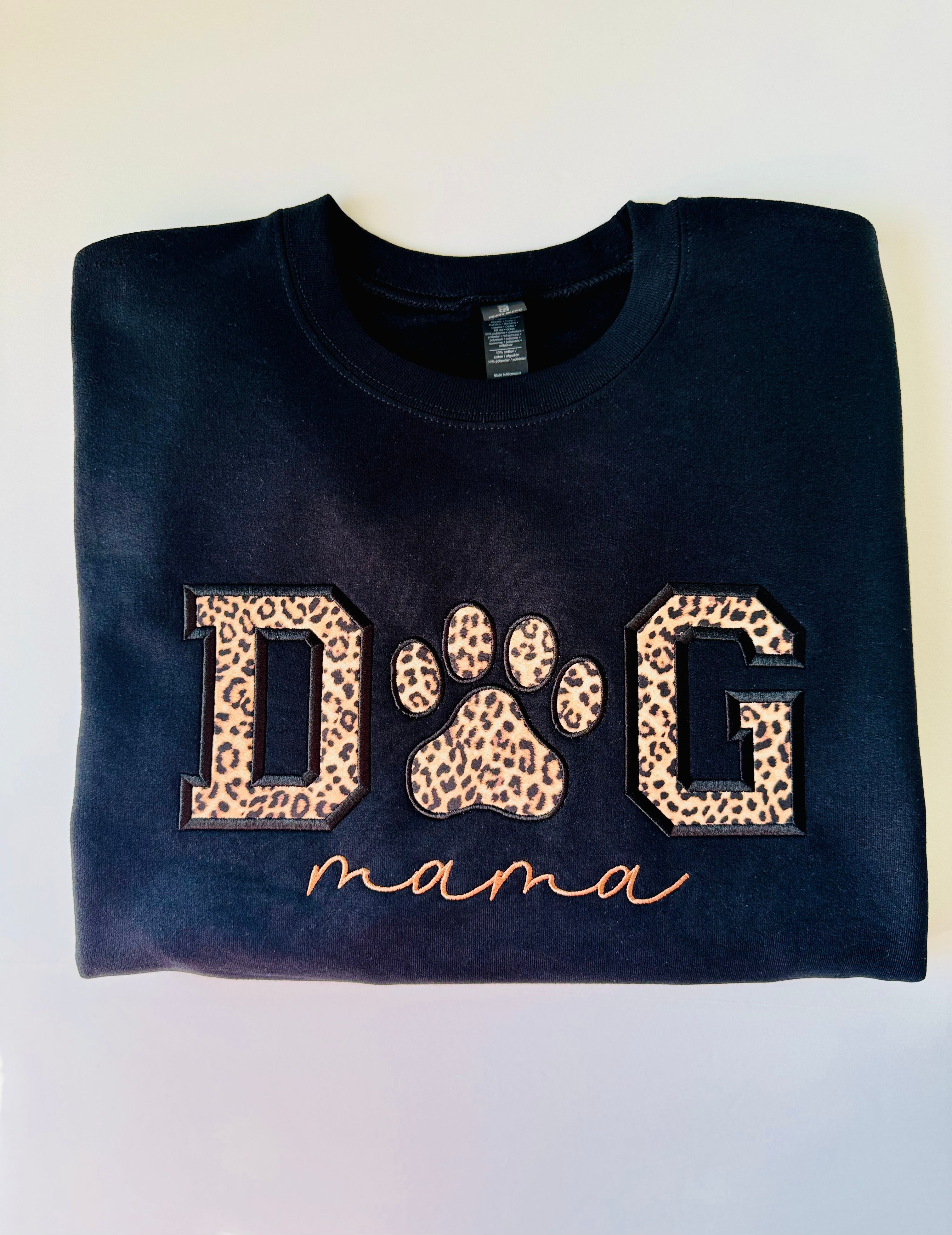 Dog Mama Applique Crewneck