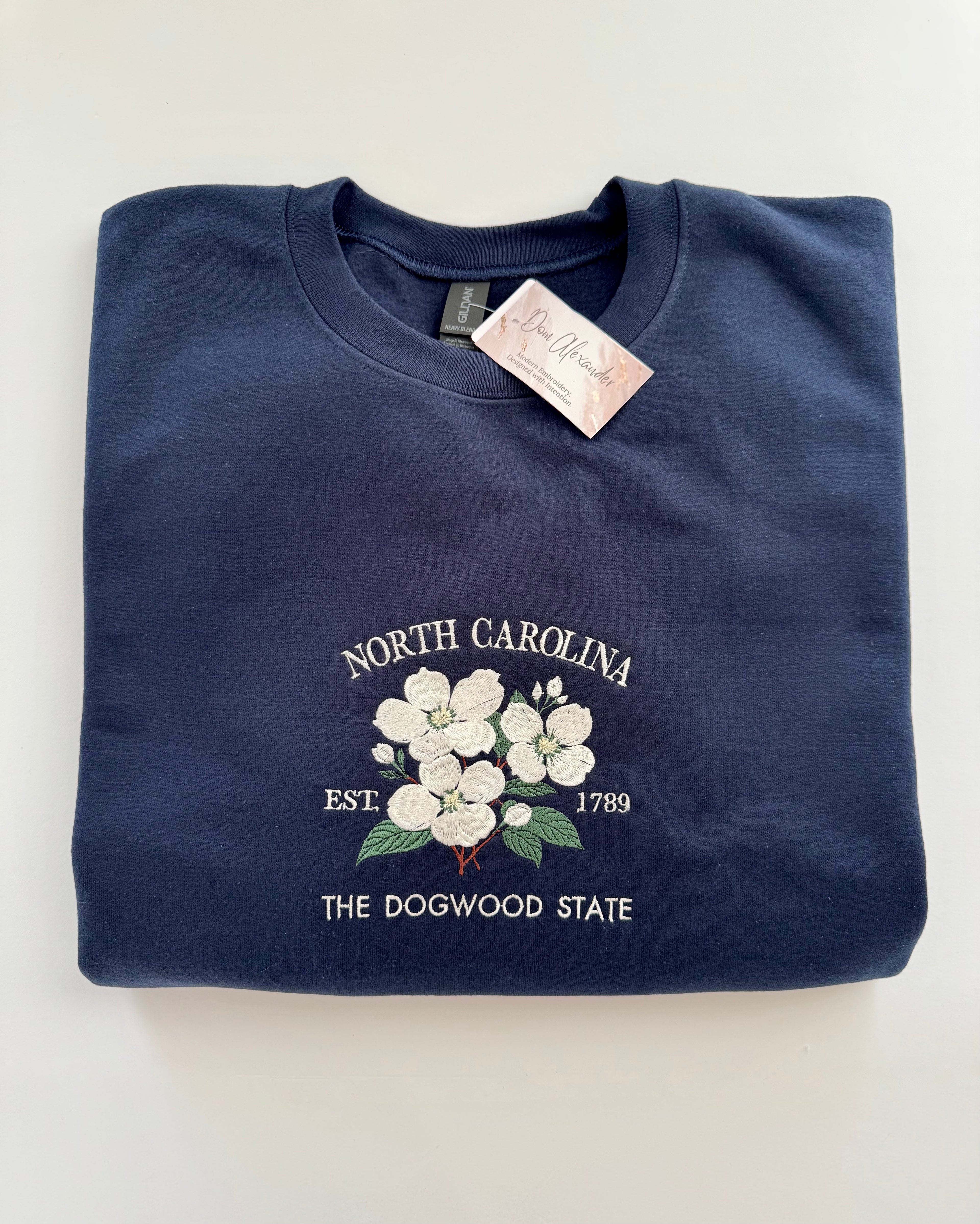 North Carolina Dogwood Crewneck