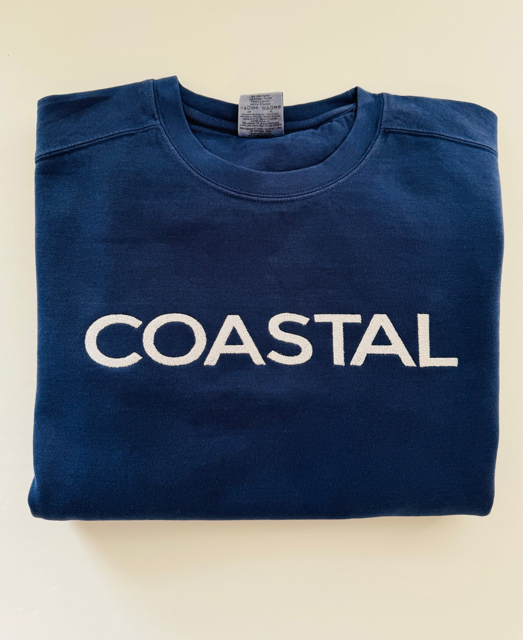 Coastal Embroidered Crewneck