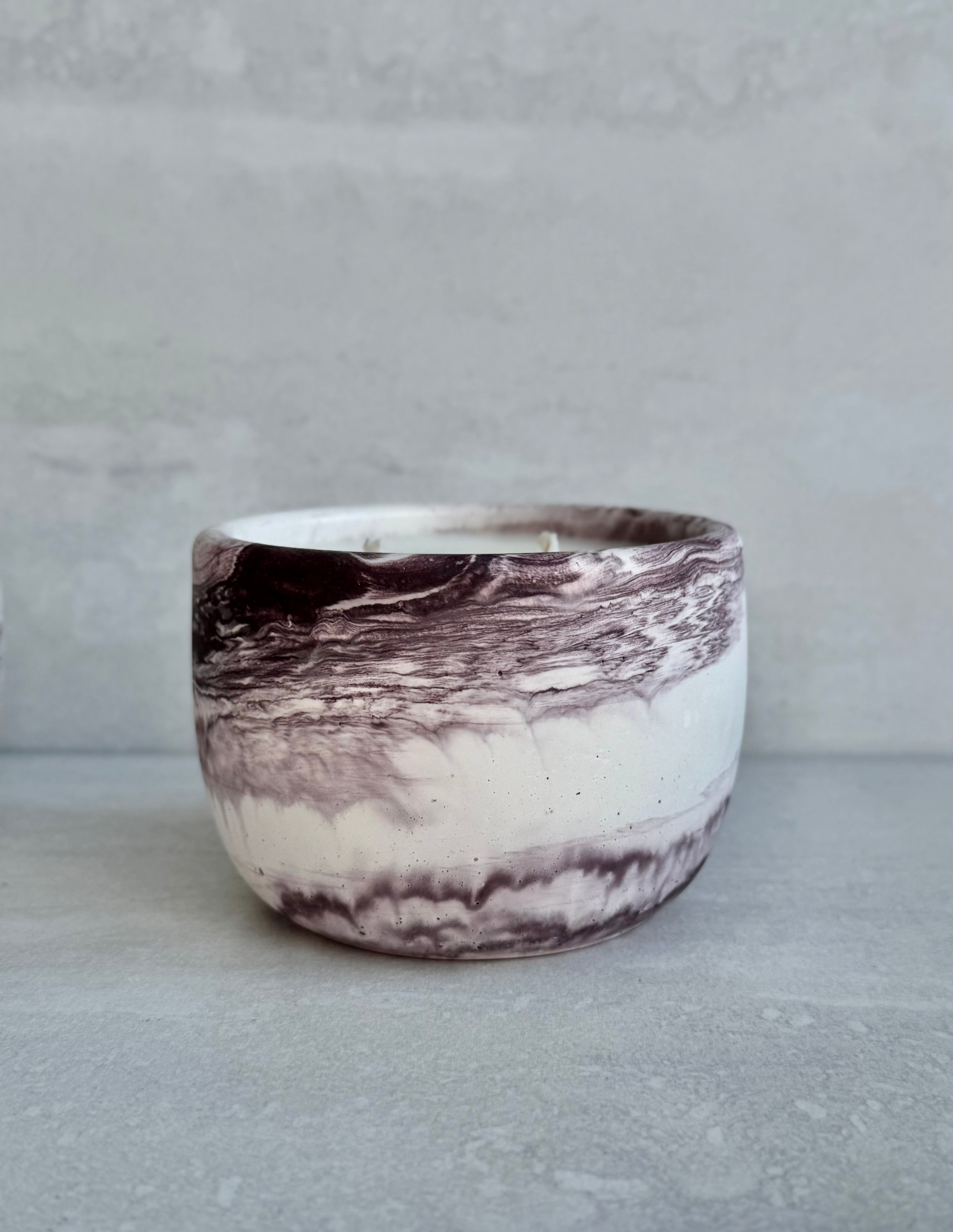 Prosecco in the Garden Concrete Candle